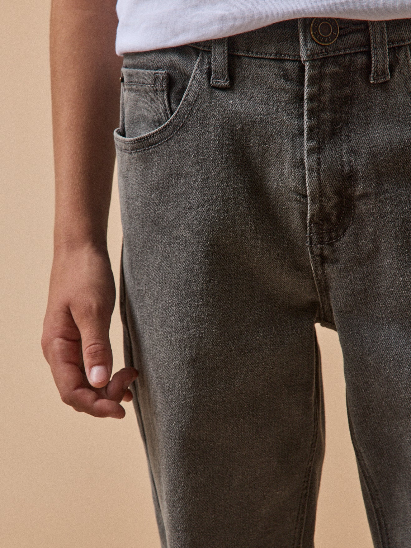 Jungenhose aus Denim, locker geschnitten