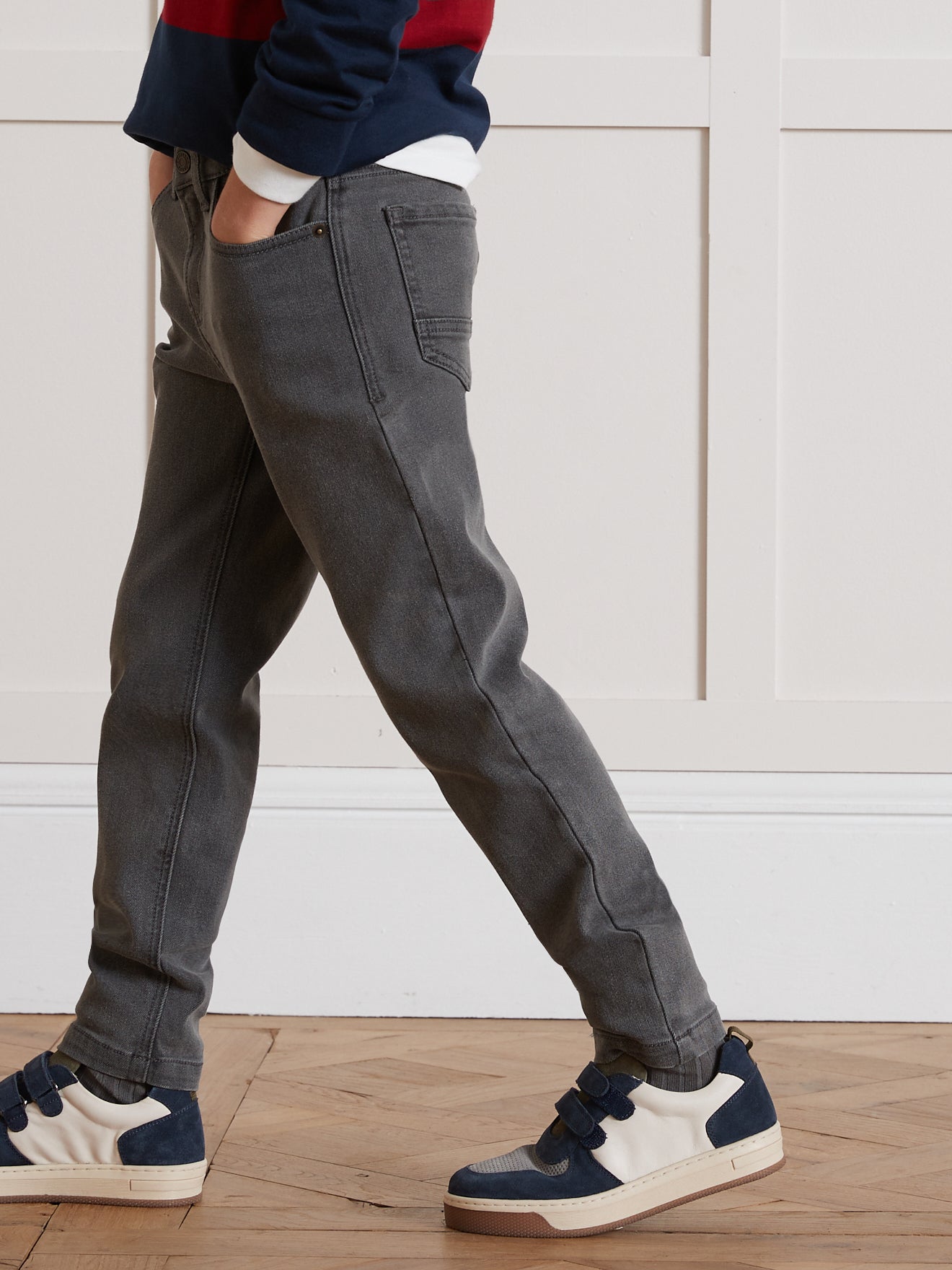 Pantalon relax en denim Garçon