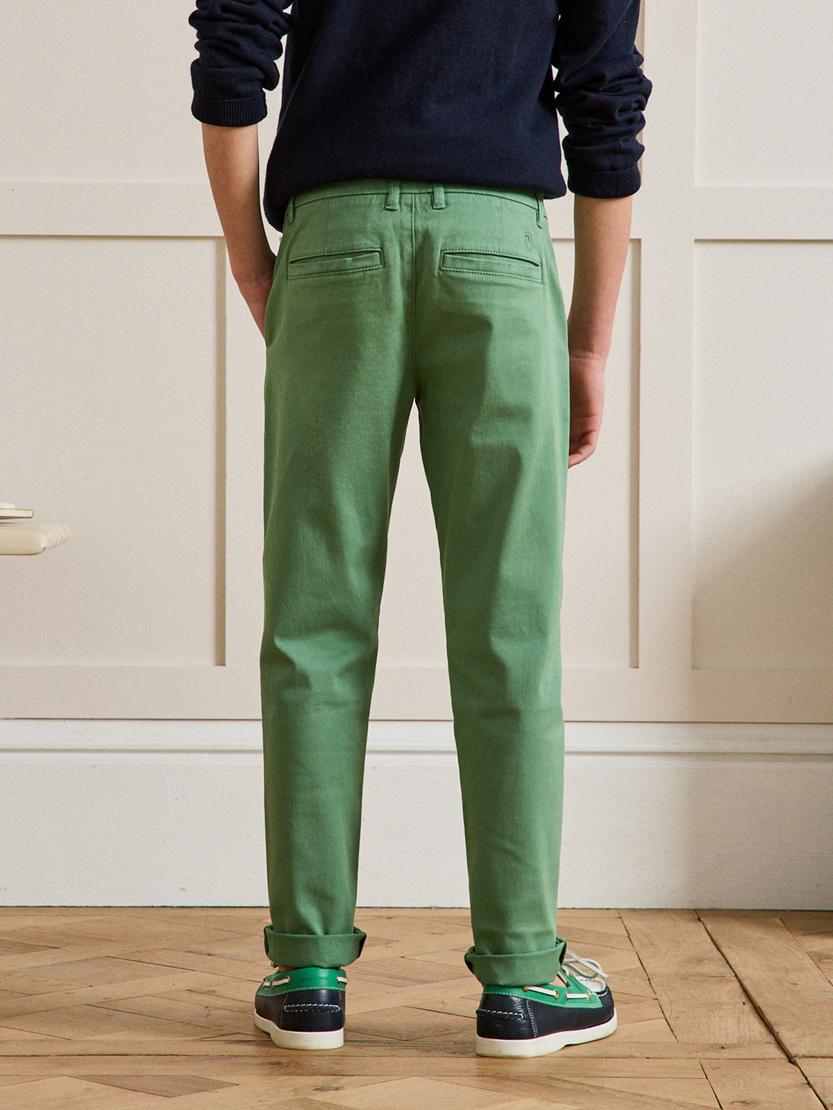 Jungen-Chinohose, leicht