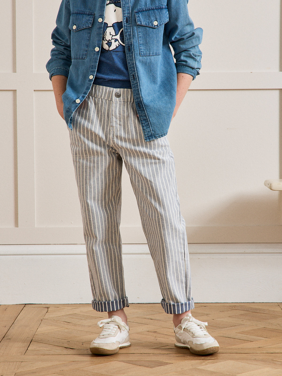 Jean charpentier Garçon - Collection Hickory Stripes