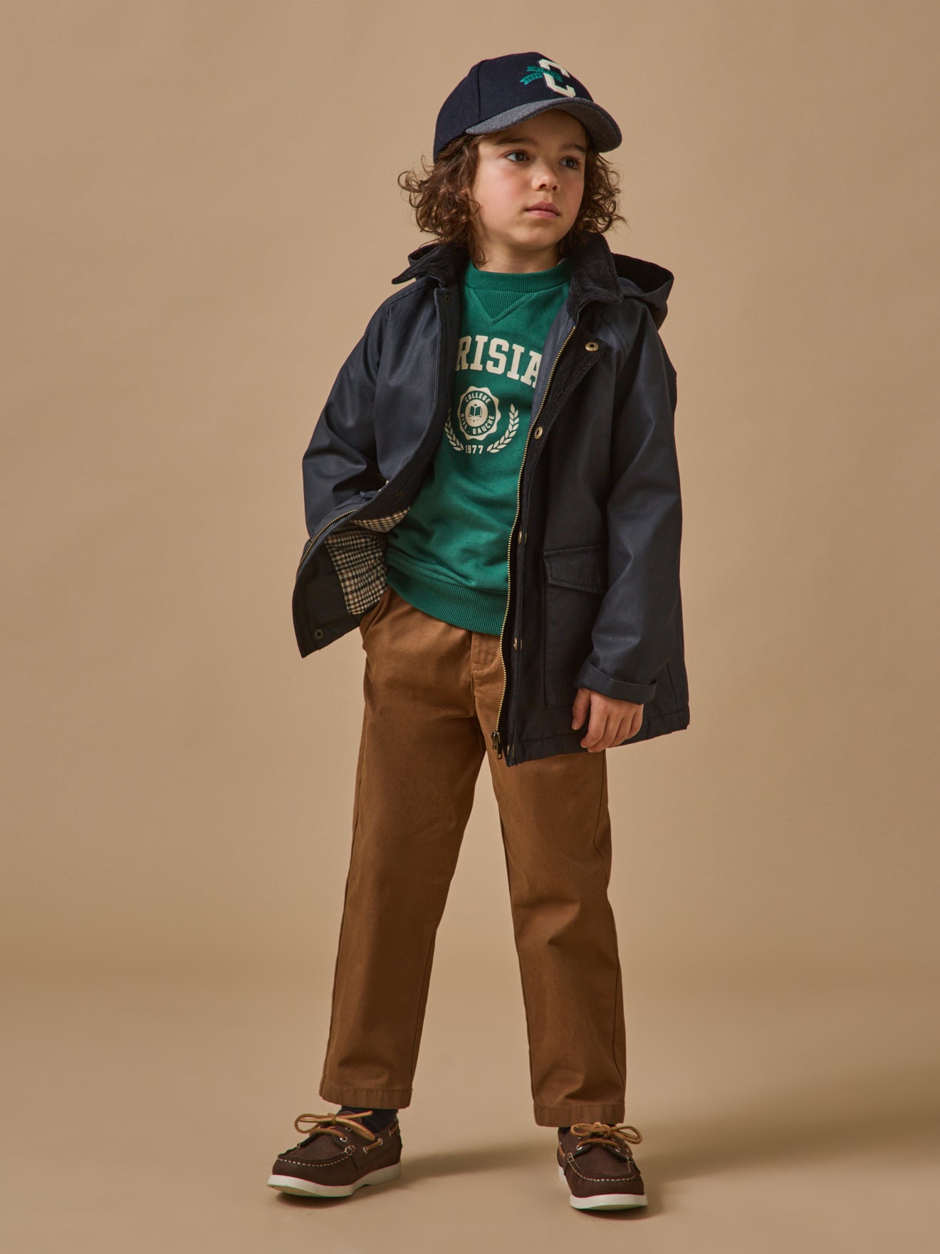 Jungen Relax-Hose aus Twill