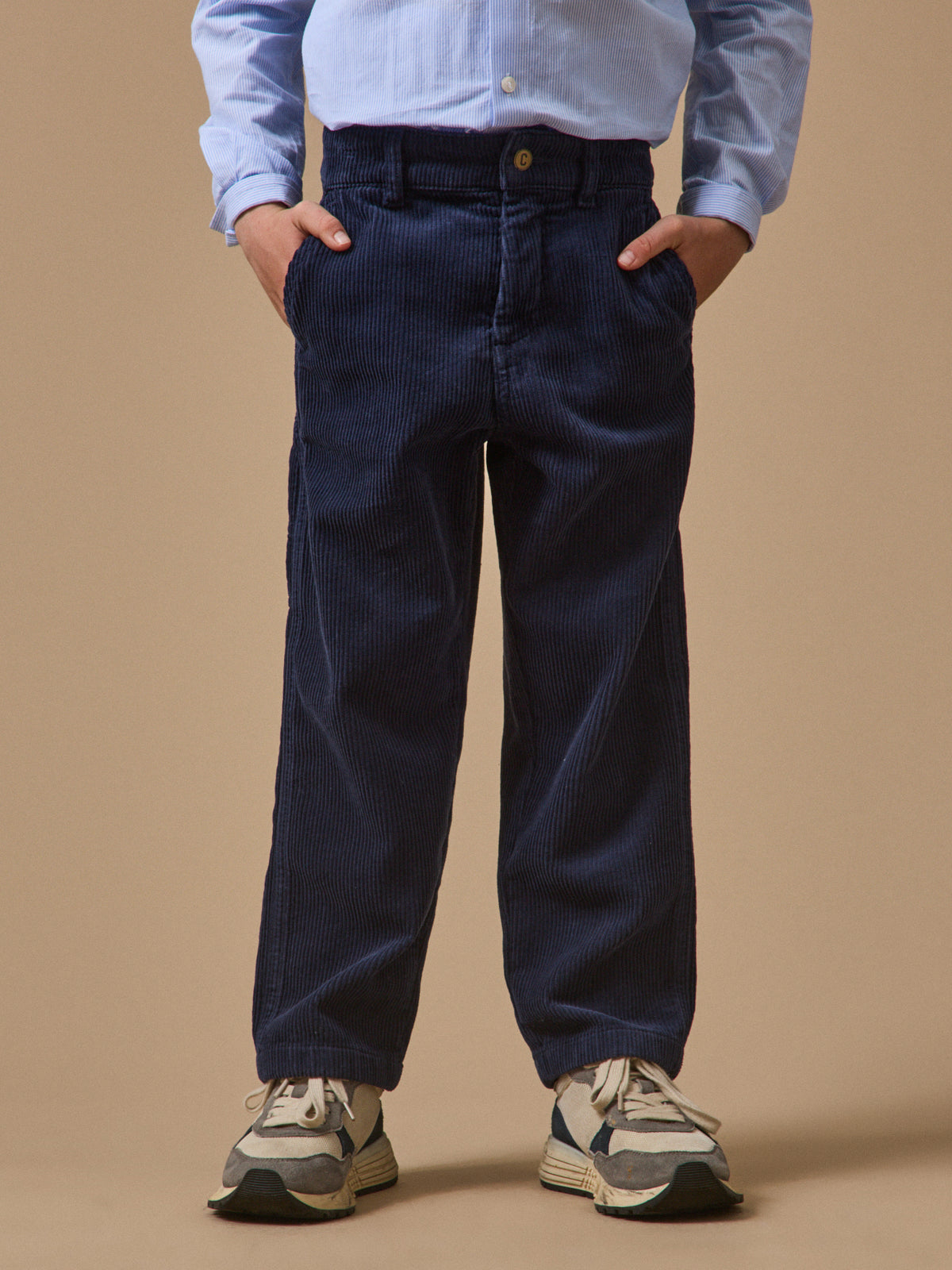 Pantalon charpentier en velours Garçon