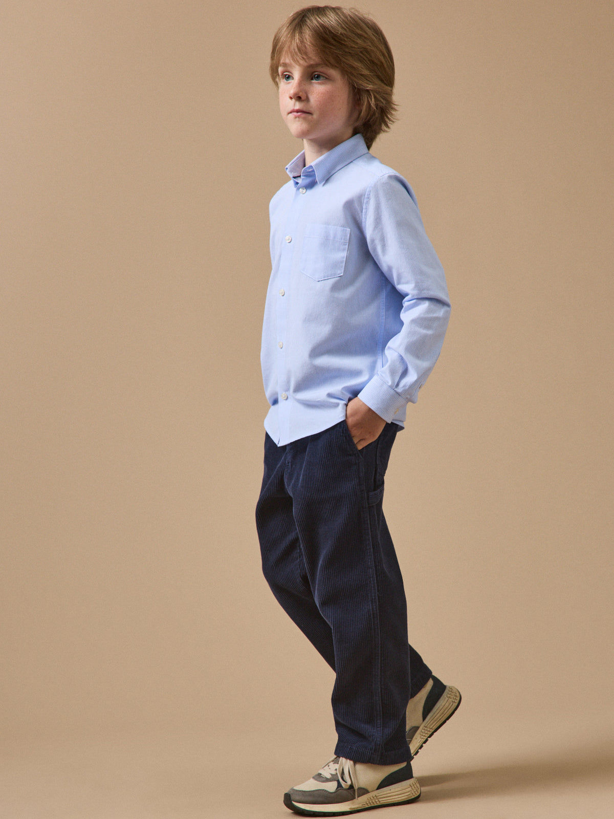 Pantalon charpentier en velours Garçon