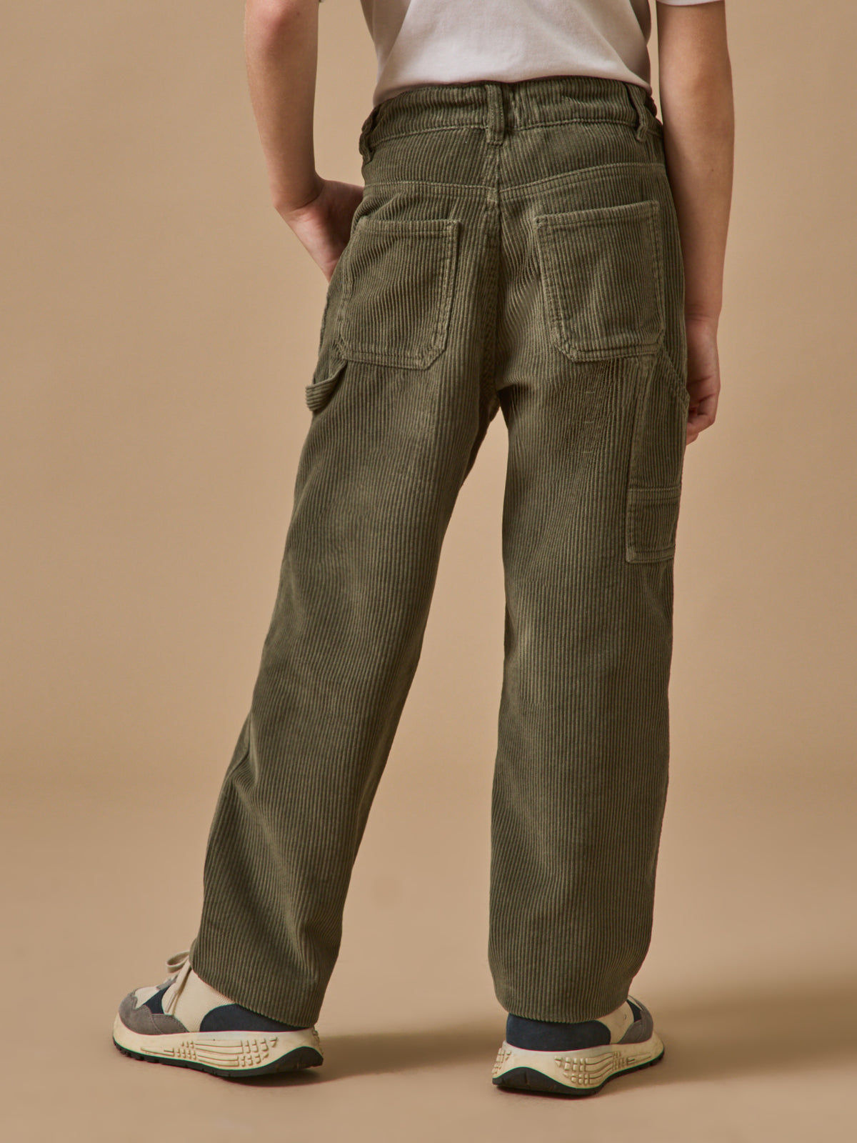 Pantalon charpentier en velours Garçon