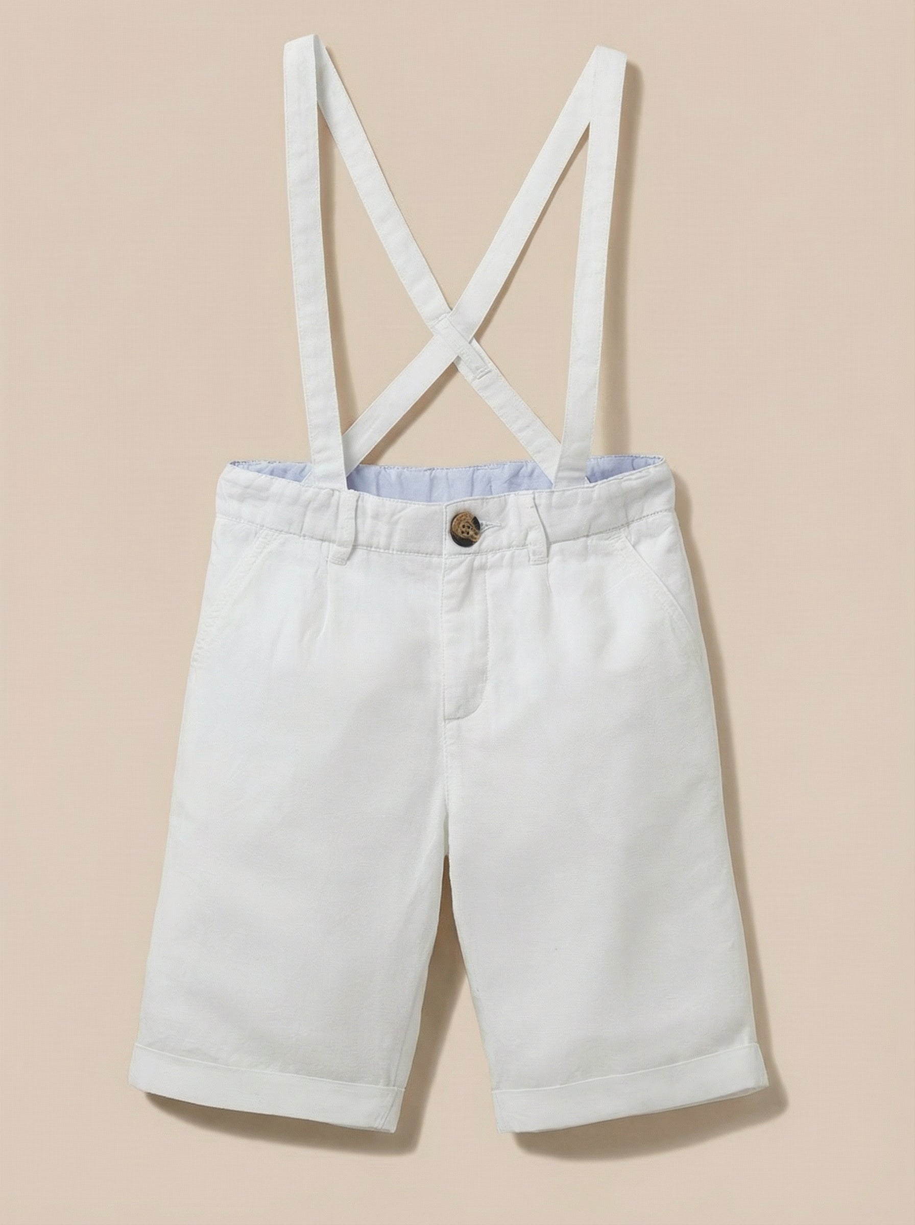 Jungen-Bermudas aus Leinen/Baumwolle – Kollektion für Festtage und Hochzeiten