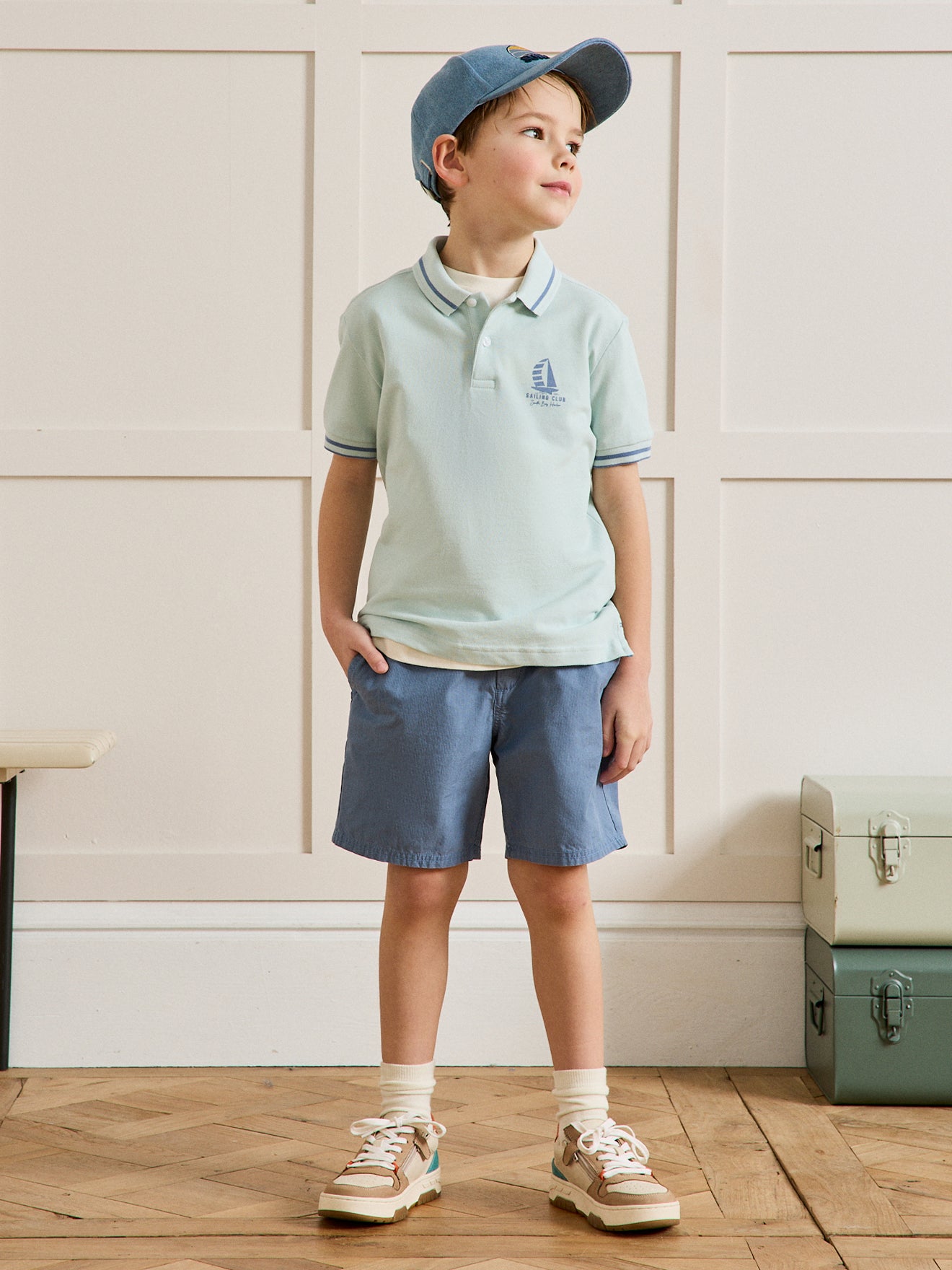 Jungen-Bermudas, gestreift