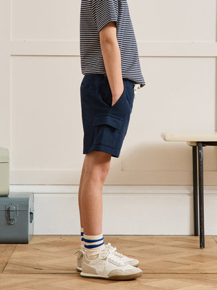 Short en maille piquée Garçon - Coton biologique