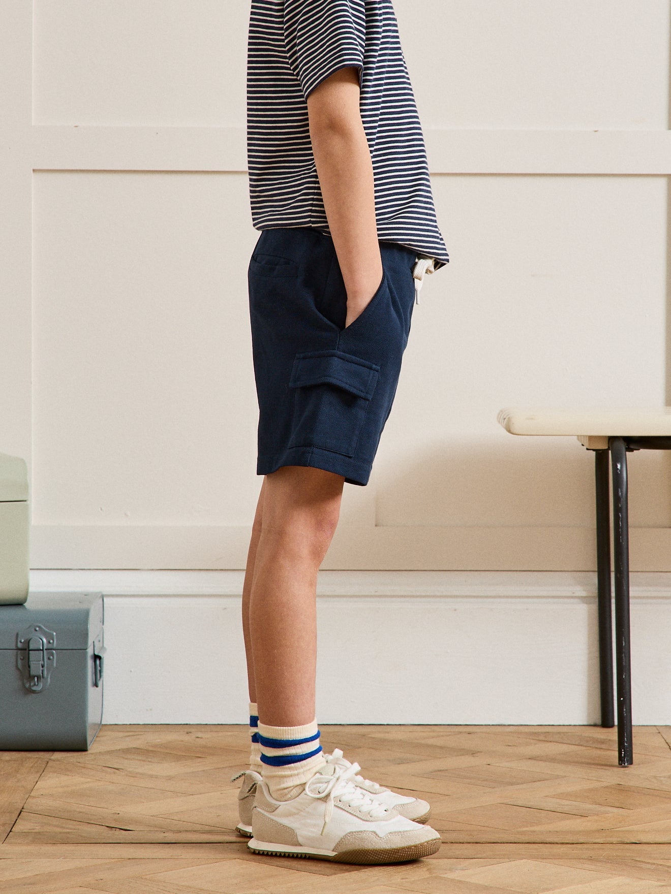 Short en maille piquée Garçon - Coton biologique