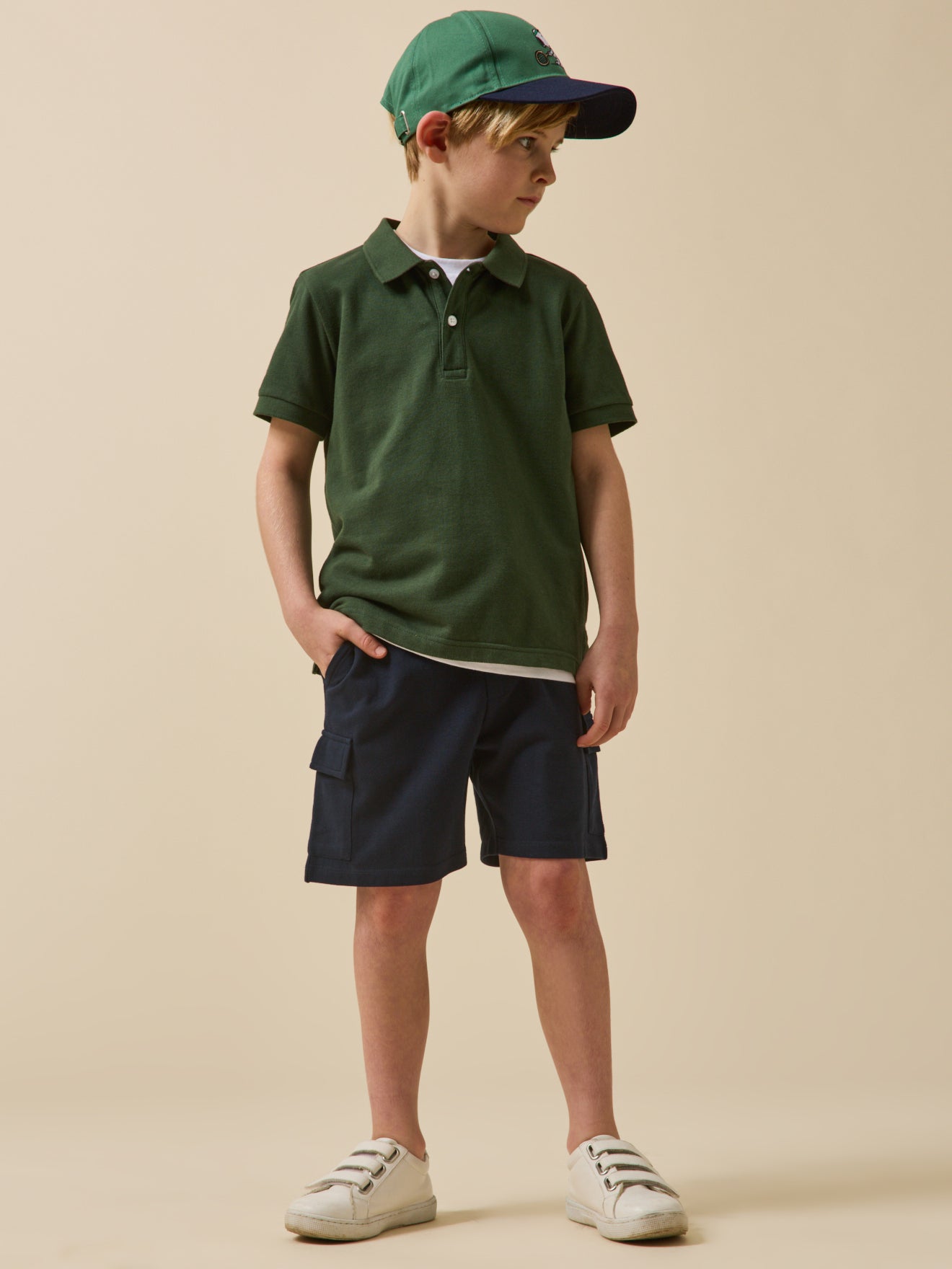 Short en maille piquée Garçon - Coton biologique