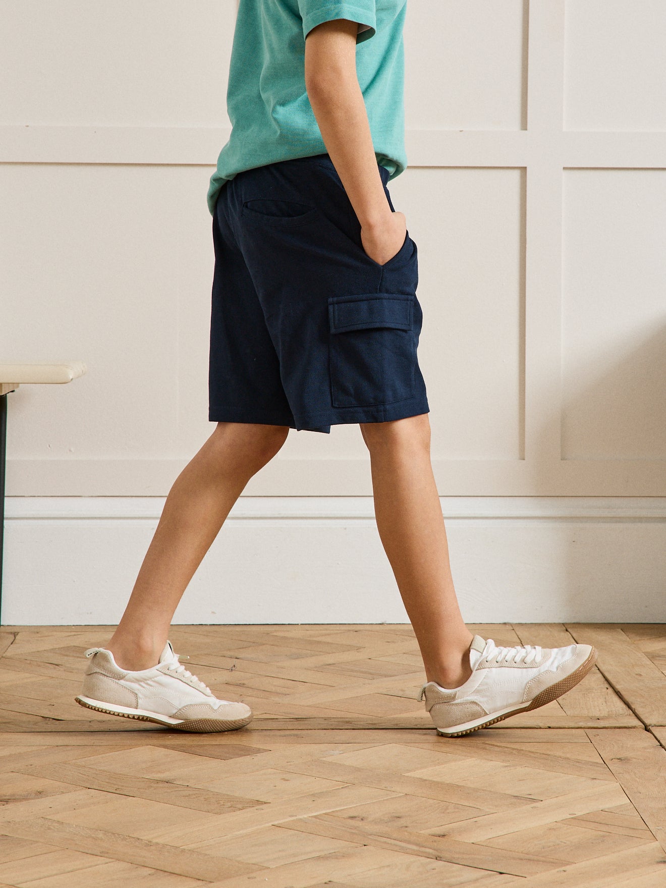 Short en maille piquée Garçon - Coton biologique