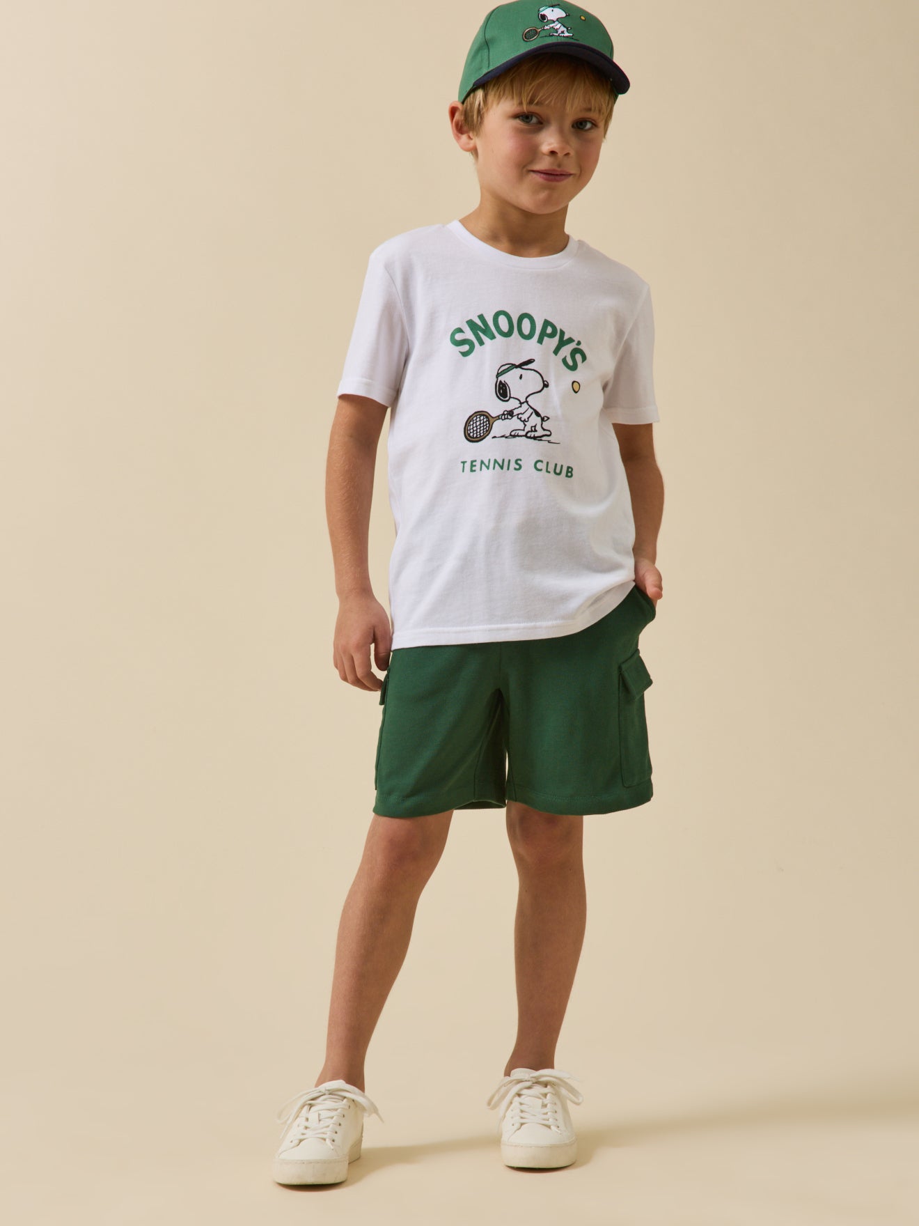 Short en maille piquée Garçon - Coton biologique