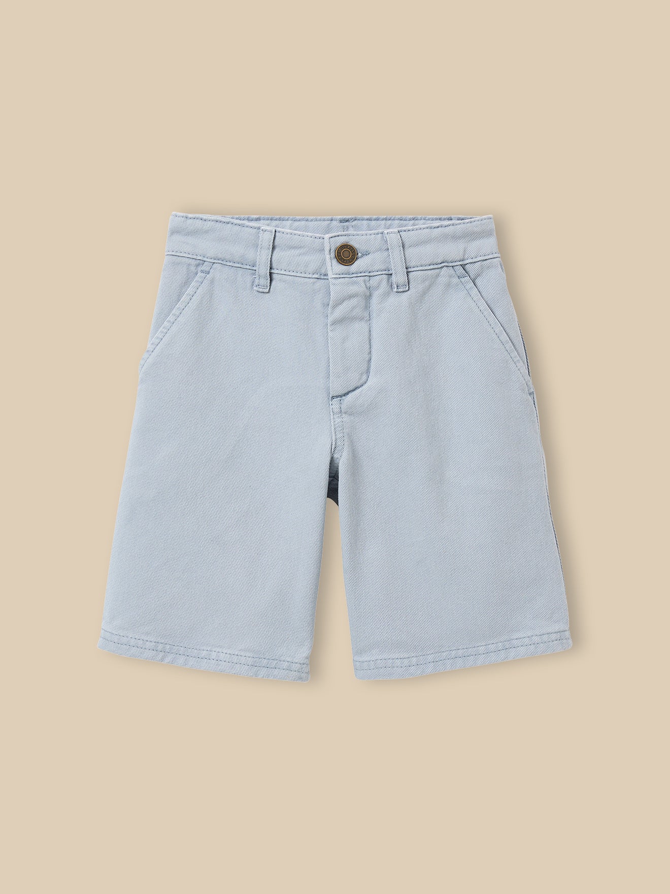 Jungen-Bermuda aus farbenfrohem Denim