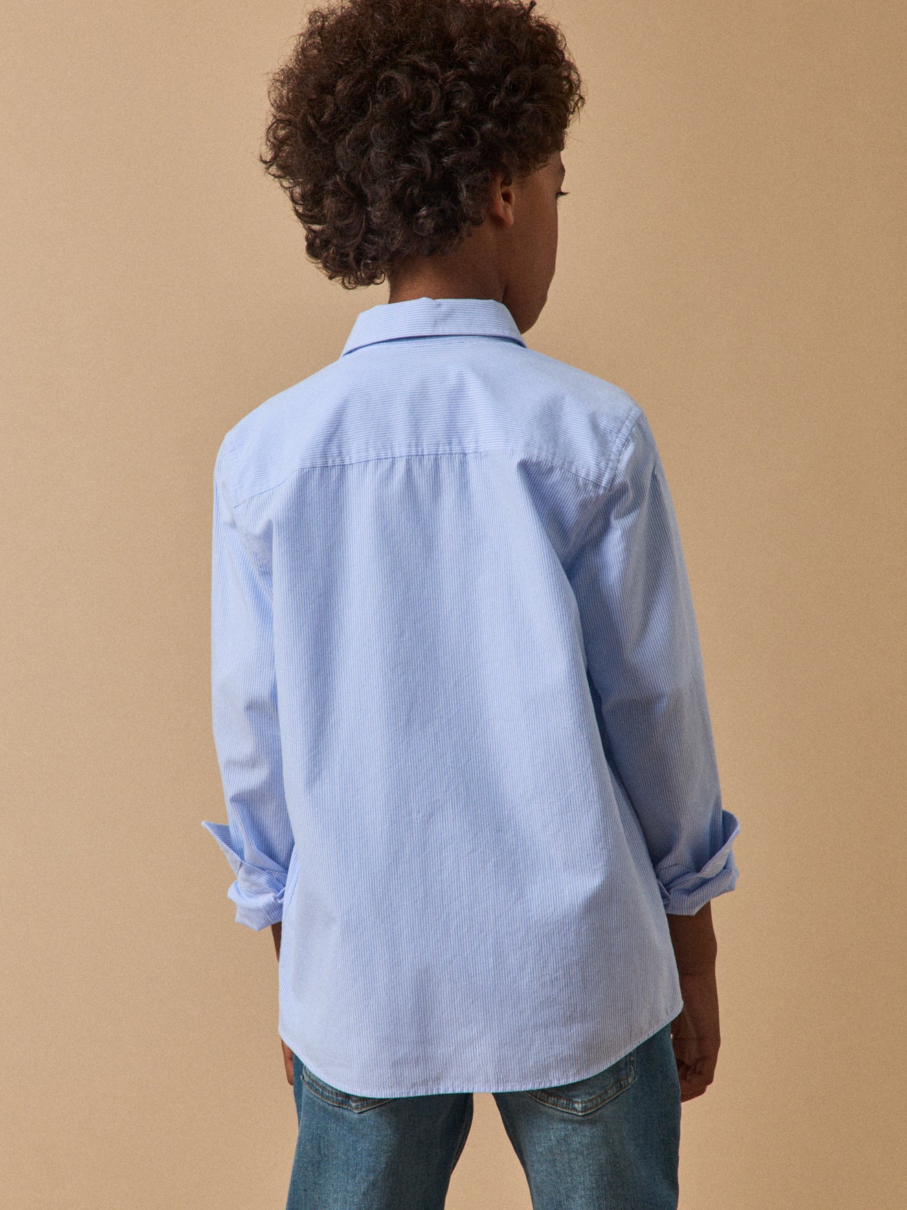 Jungenhemd mit Streifen