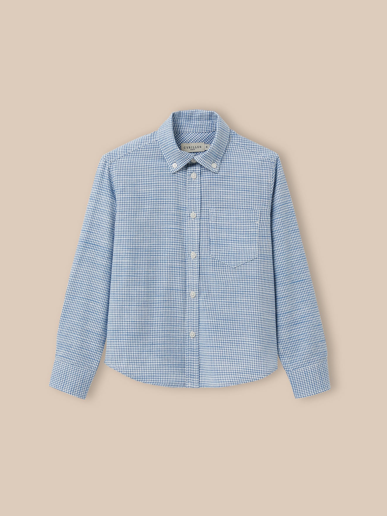 Jungenhemd mit Vichy-Karos