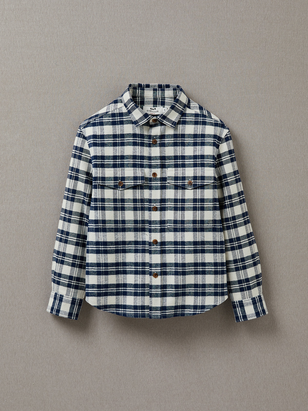 Chemise Garçon en flanelle de coton