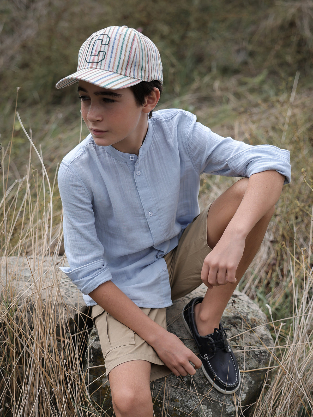 Chemise en gaze de coton Garçon