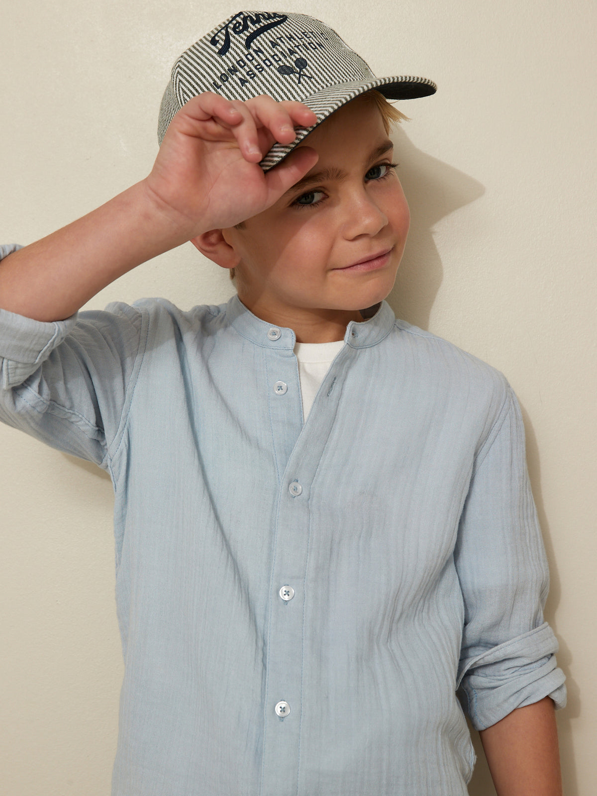 Chemise en gaze de coton Garçon