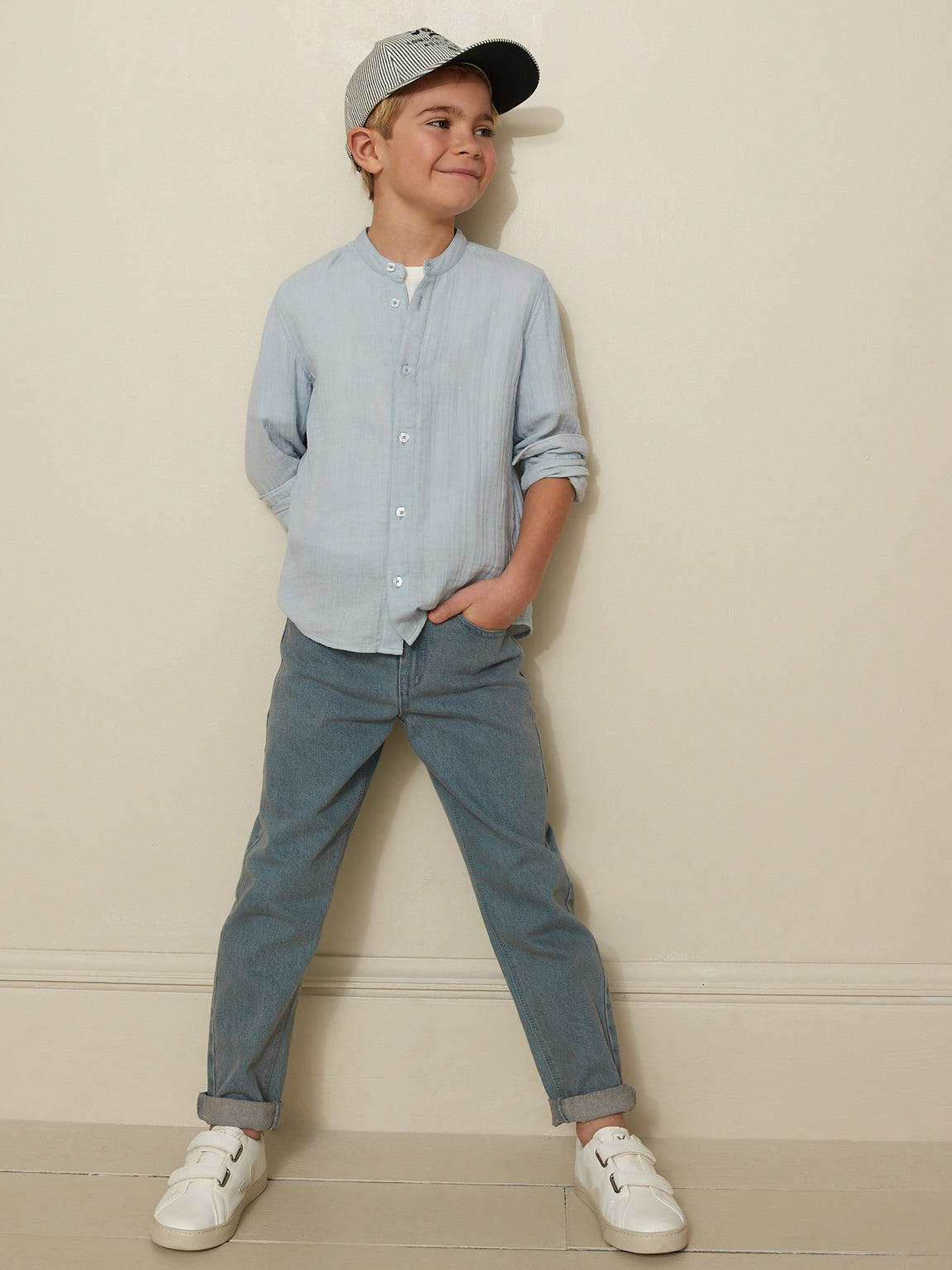 Chemise en gaze de coton Garçon