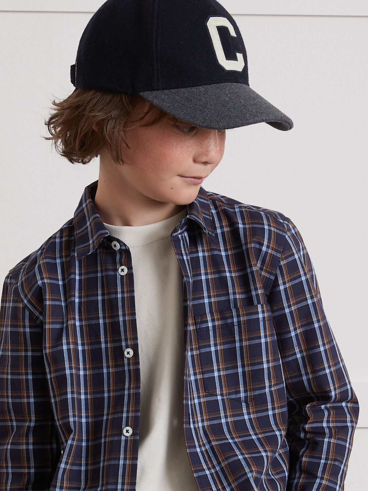 Chemise à carreaux garçon