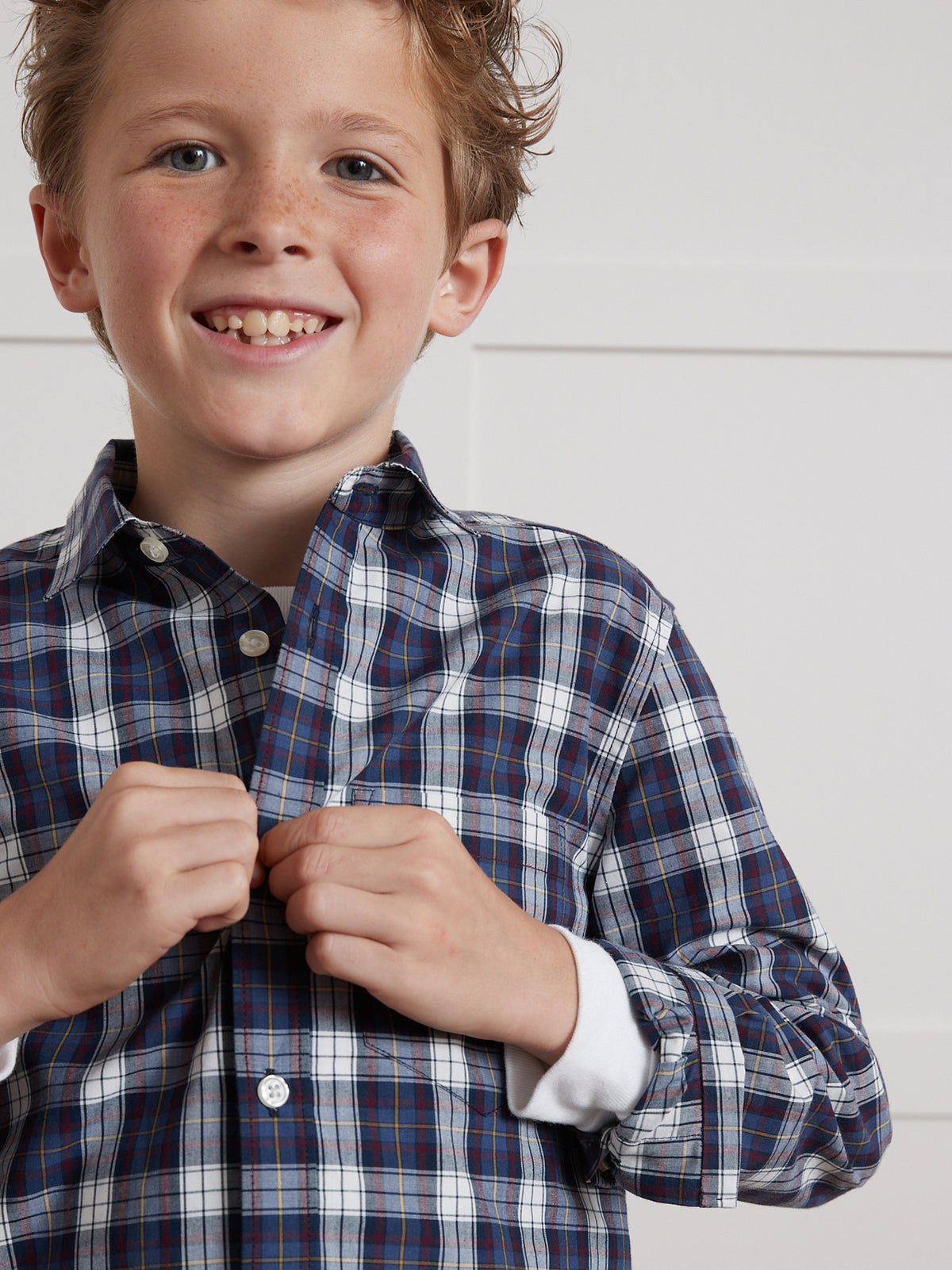 Chemise à carreaux Garçon