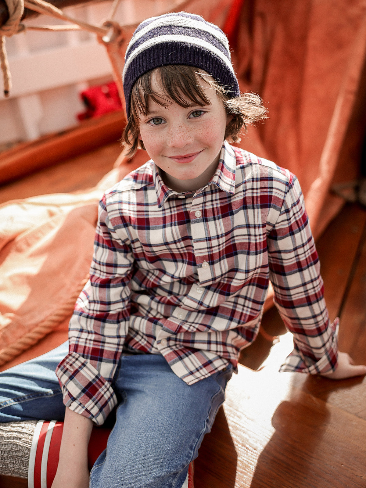 Chemise esprit flanelle Garçon