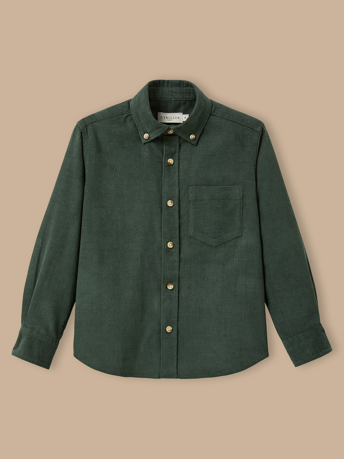 Chemise en velours Garçon