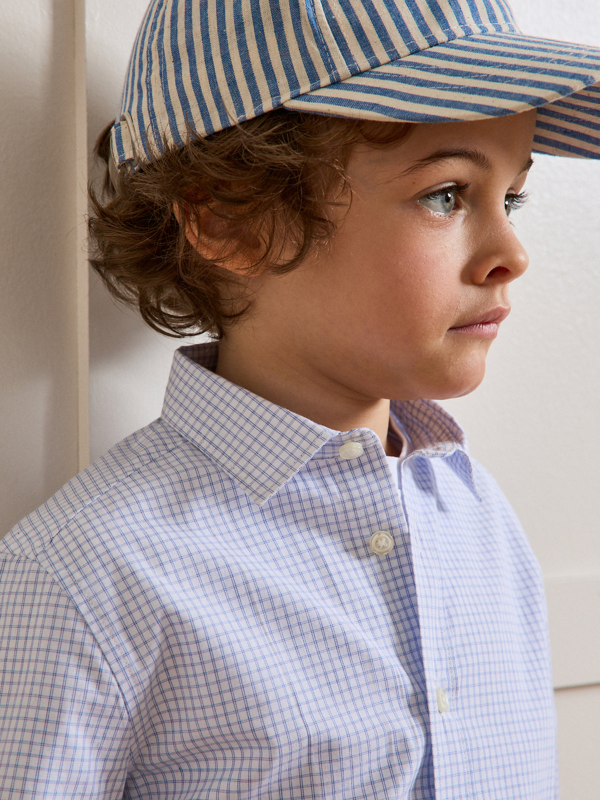 Chemise à petits carreaux Garçon