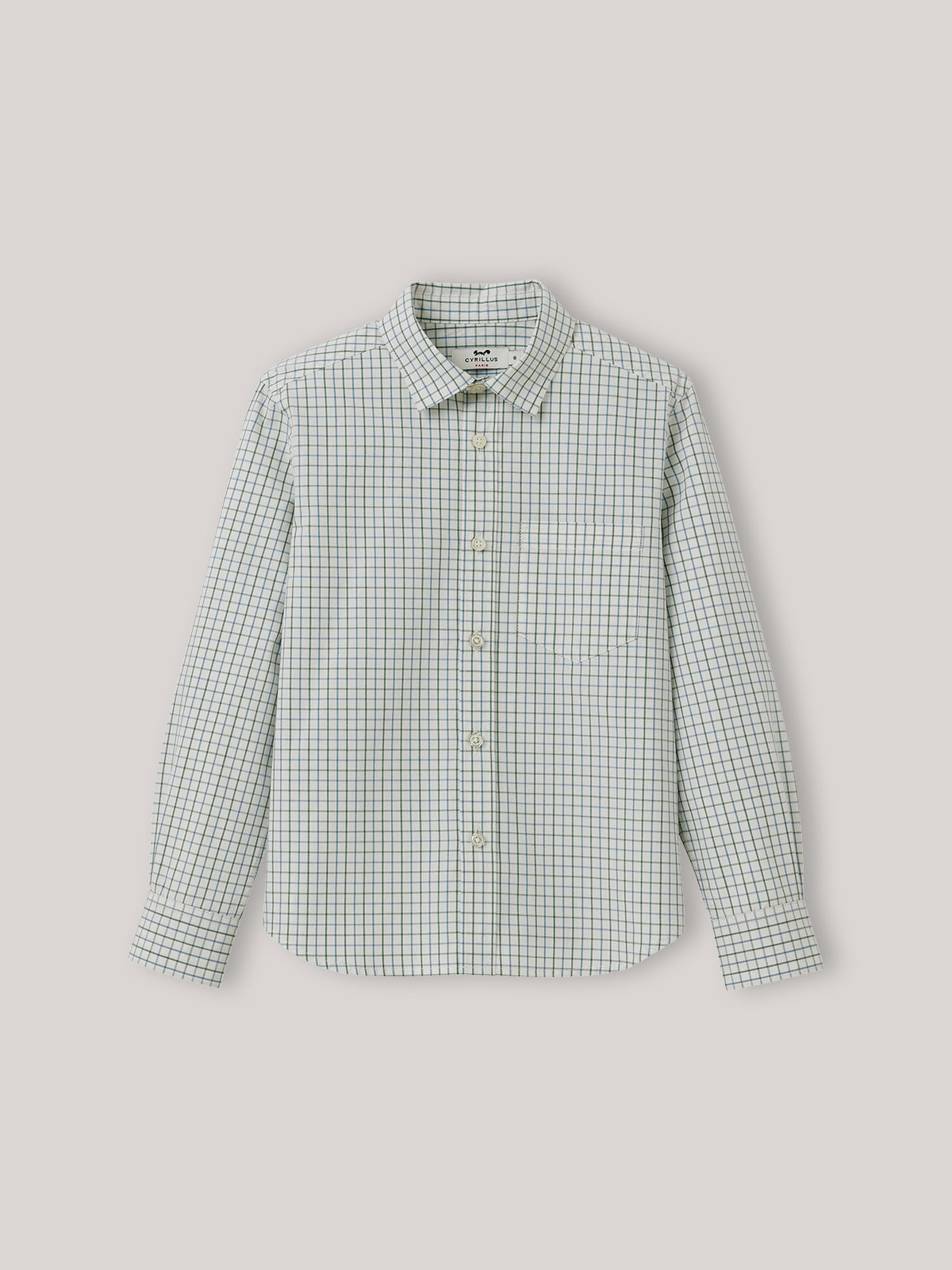 Chemise à carreaux Tattersall Garçon