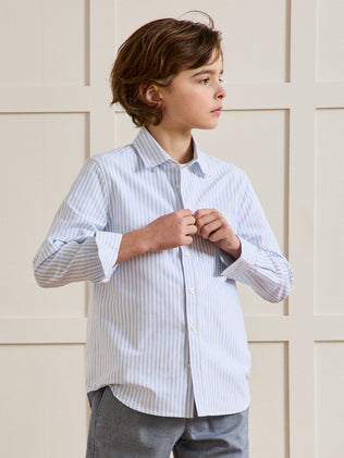 Chemise rayée oxford Garçon