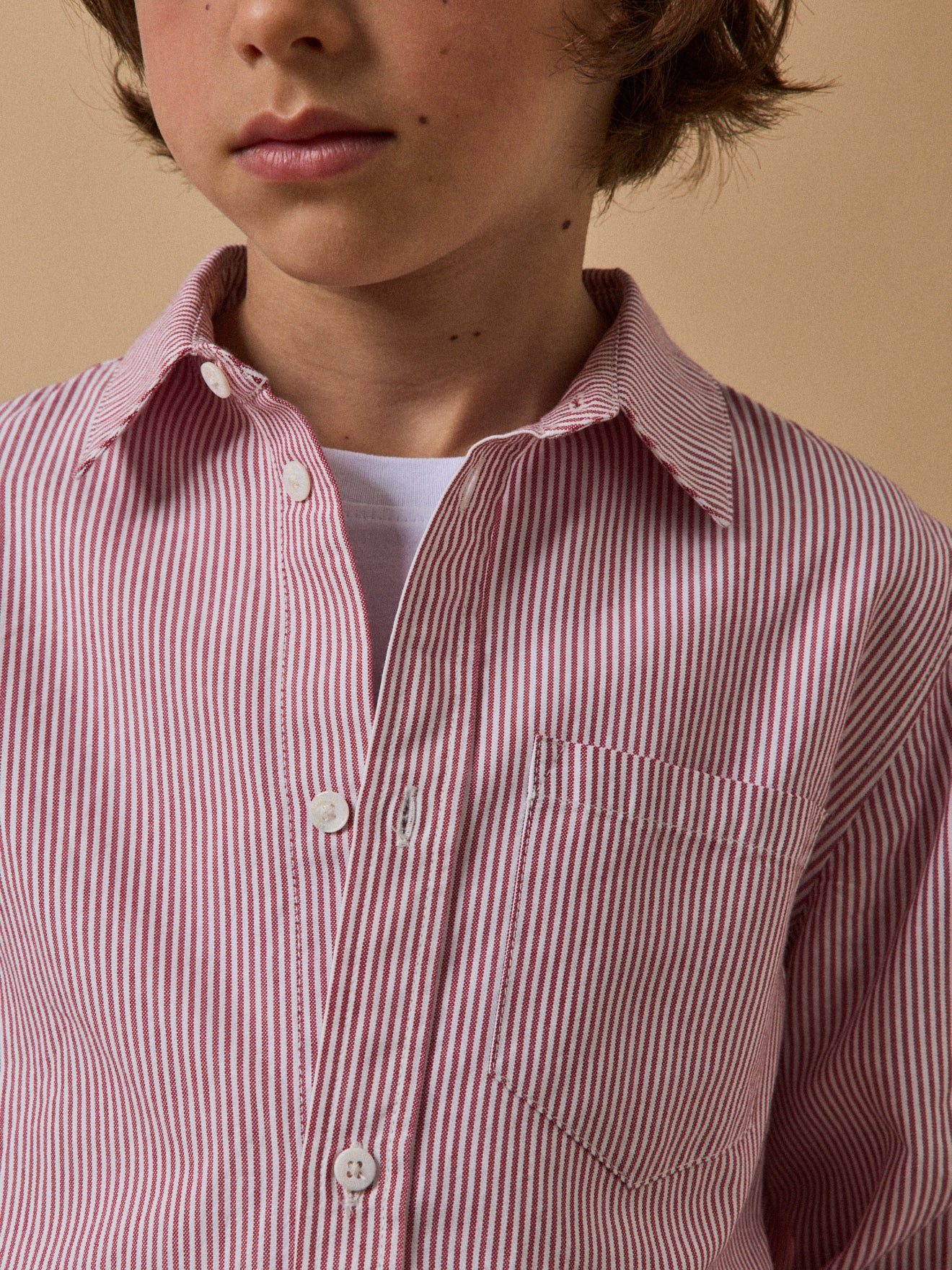Jungenhemd mit Streifen