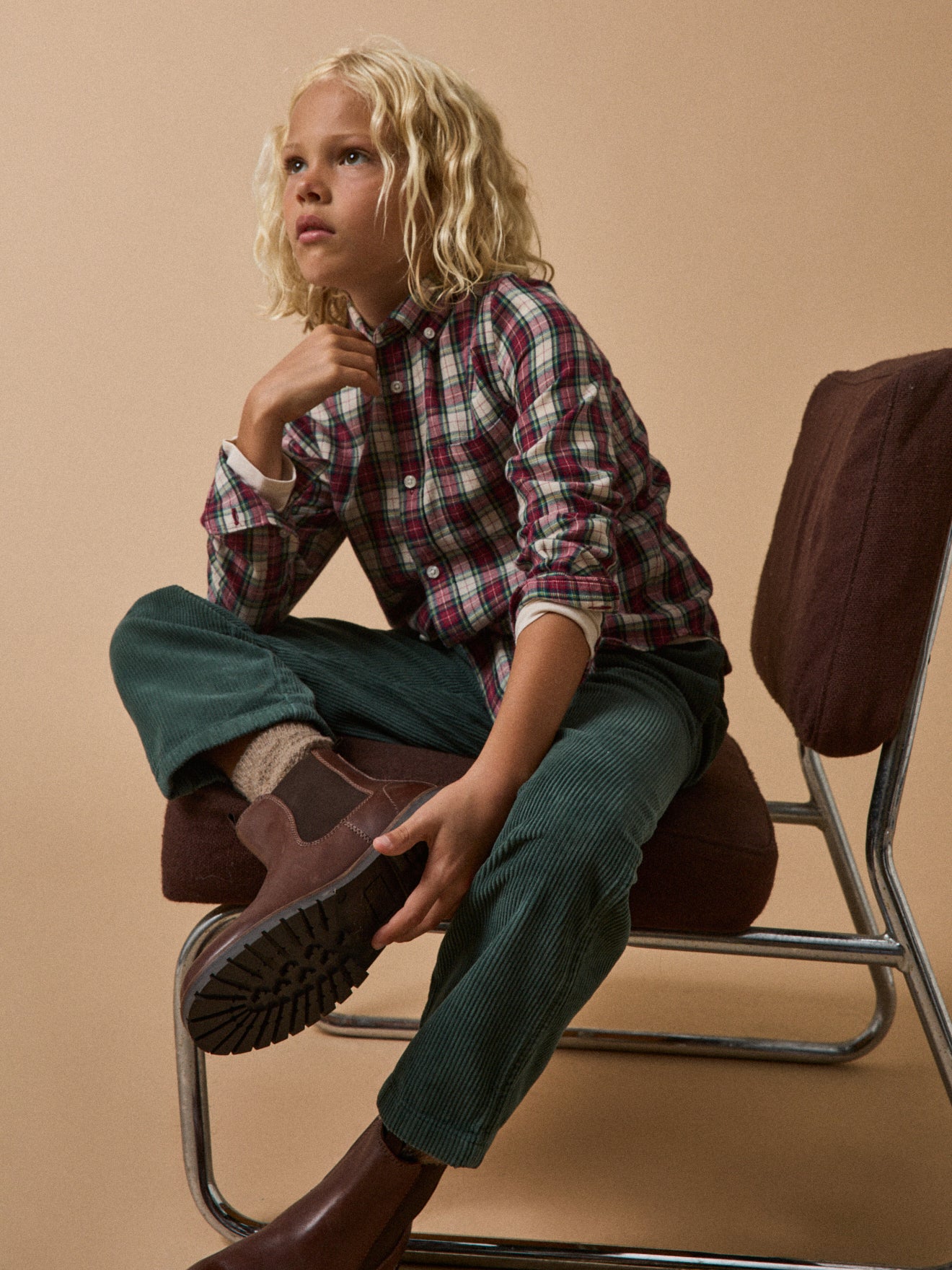 Jungenhemd aus Flanell