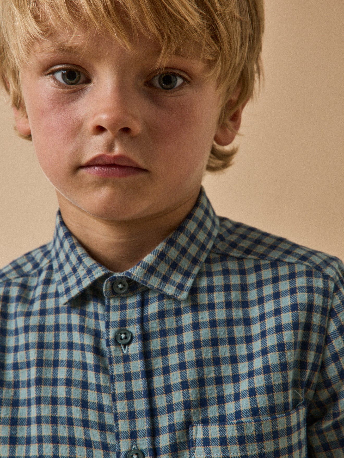 Jungenhemd aus Flanell