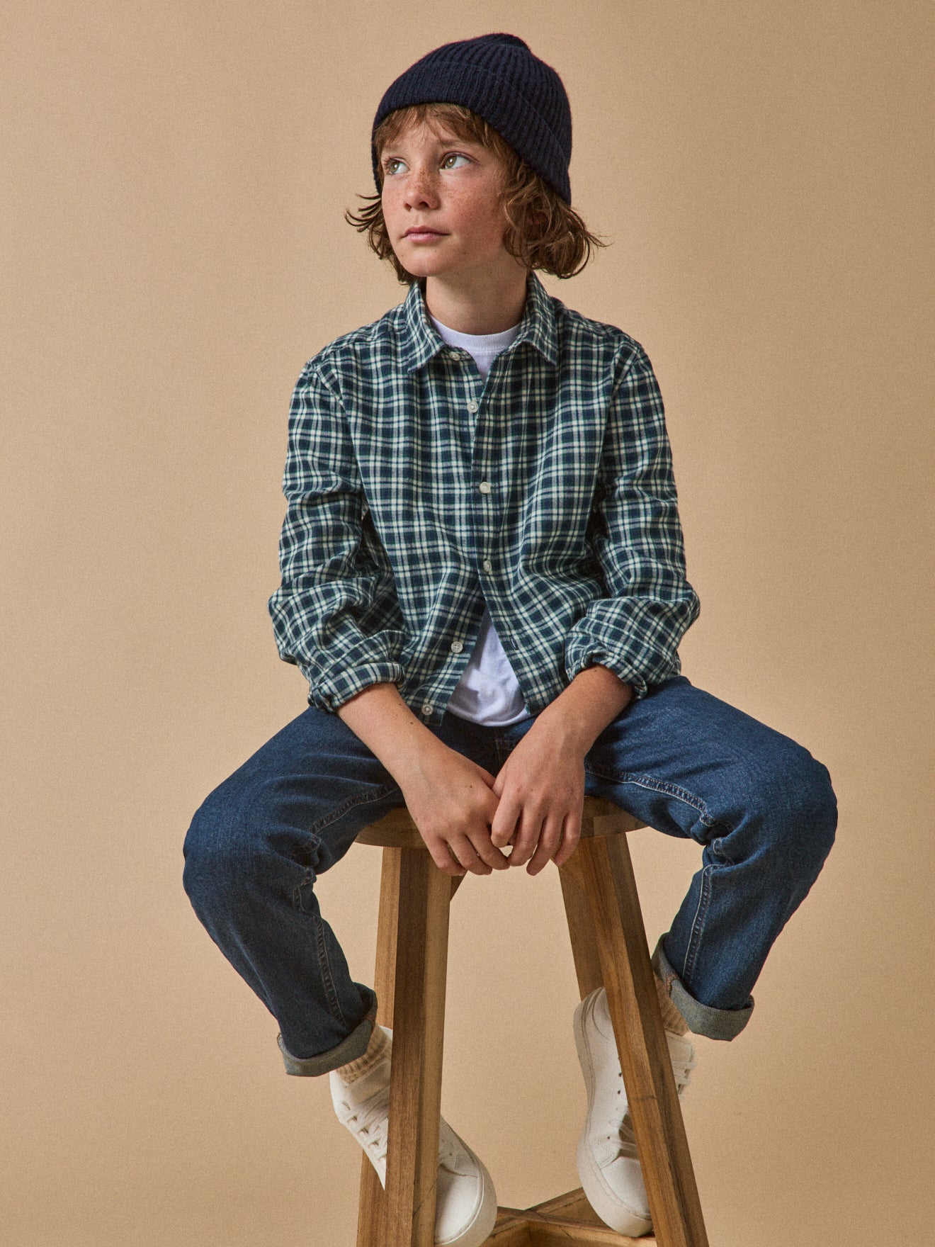 Jungenhemd aus Flanell