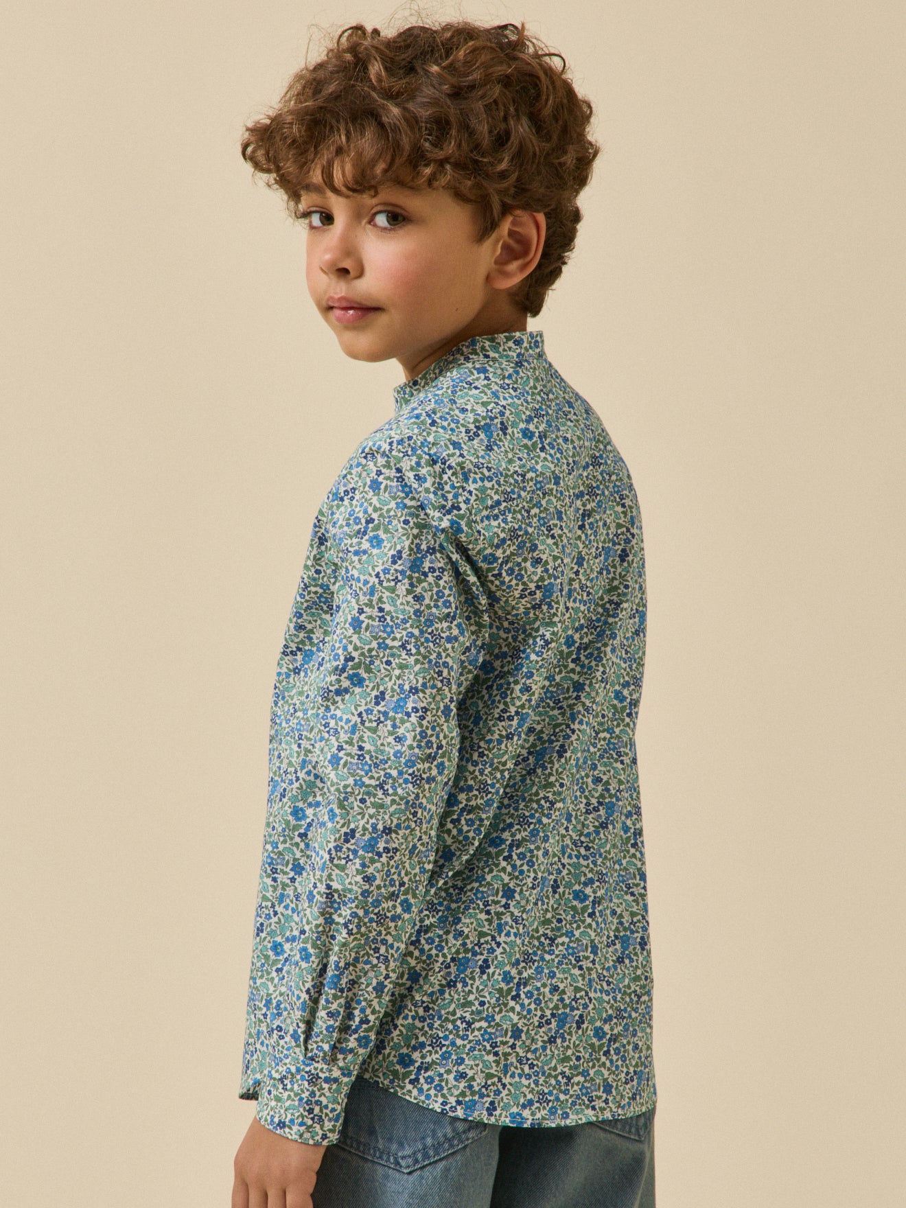 Chemise en tissu Liberty - Collection Fêtes et Mariages