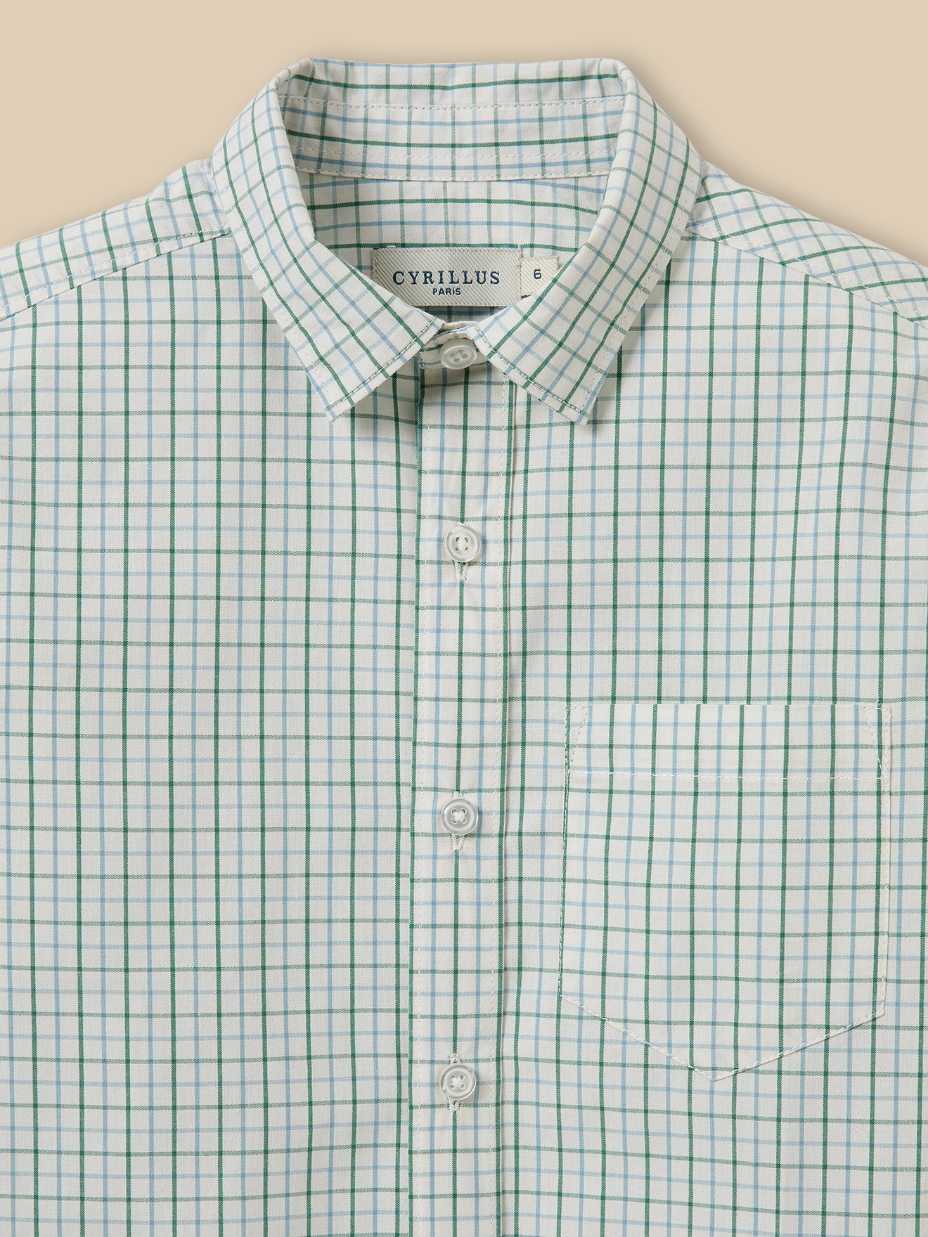 Chemise à carreaux Tattersall Garçon