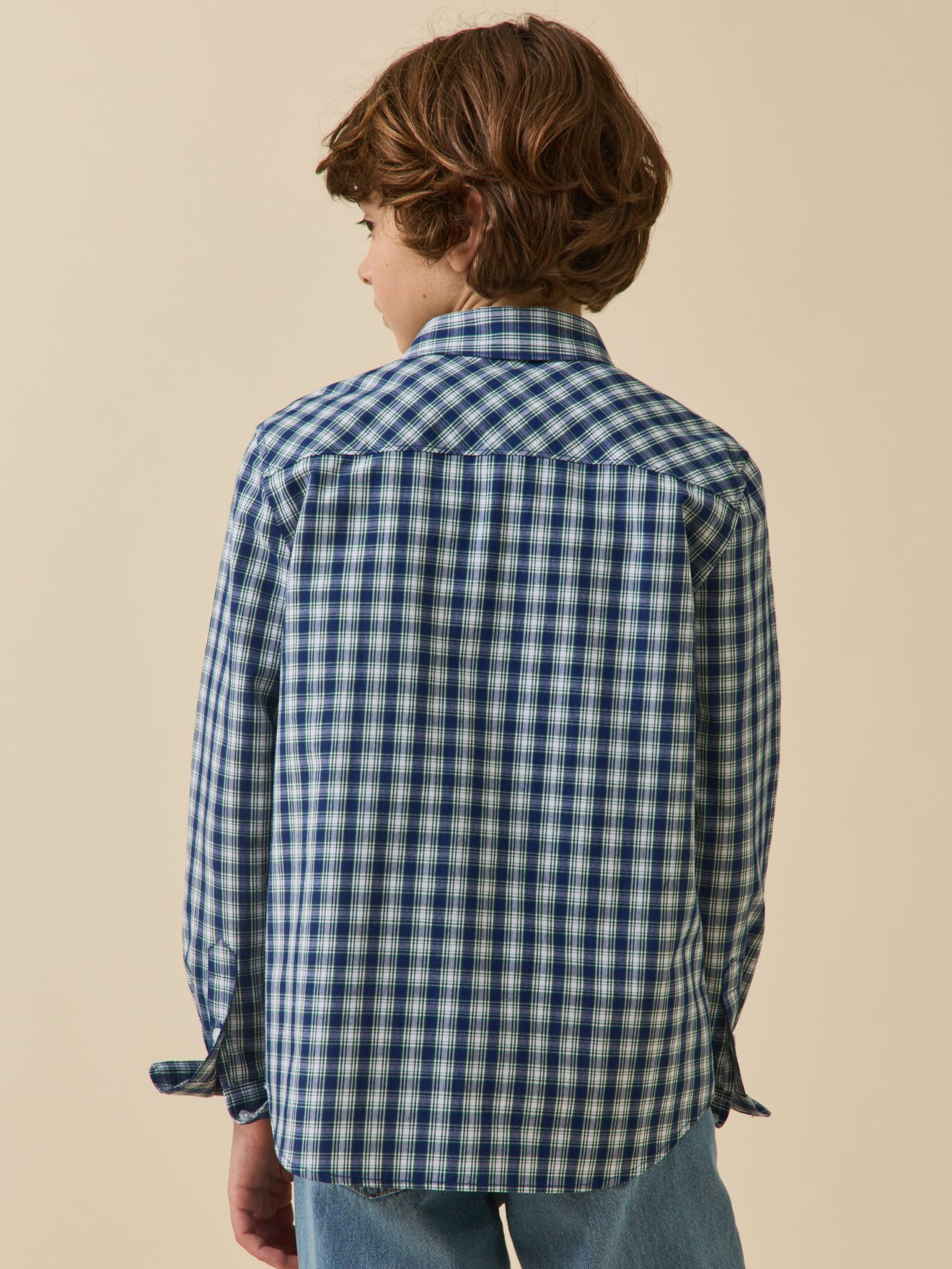 Chemise à carreaux Garçon