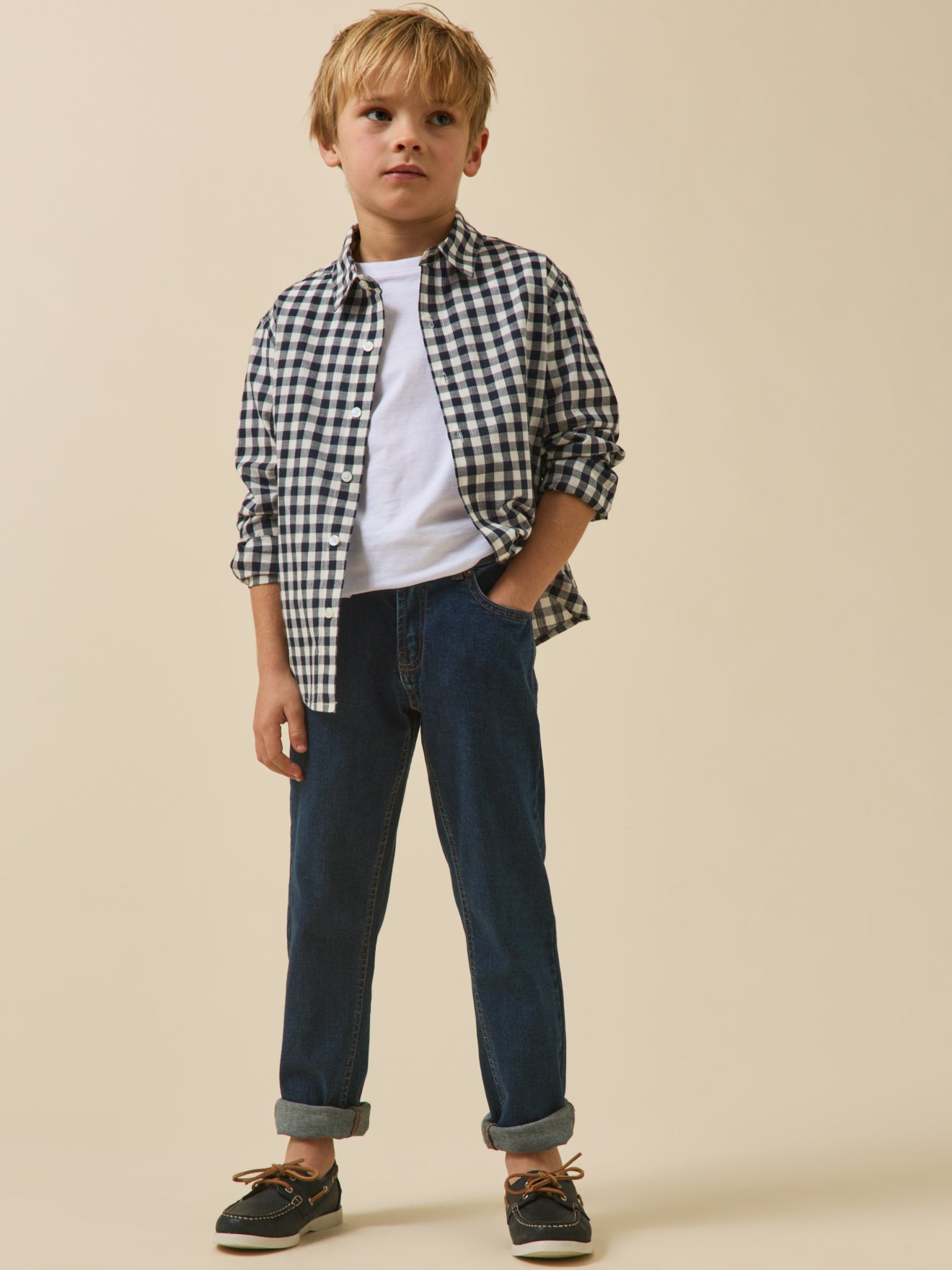 Chemise à carreau vichy Garçon