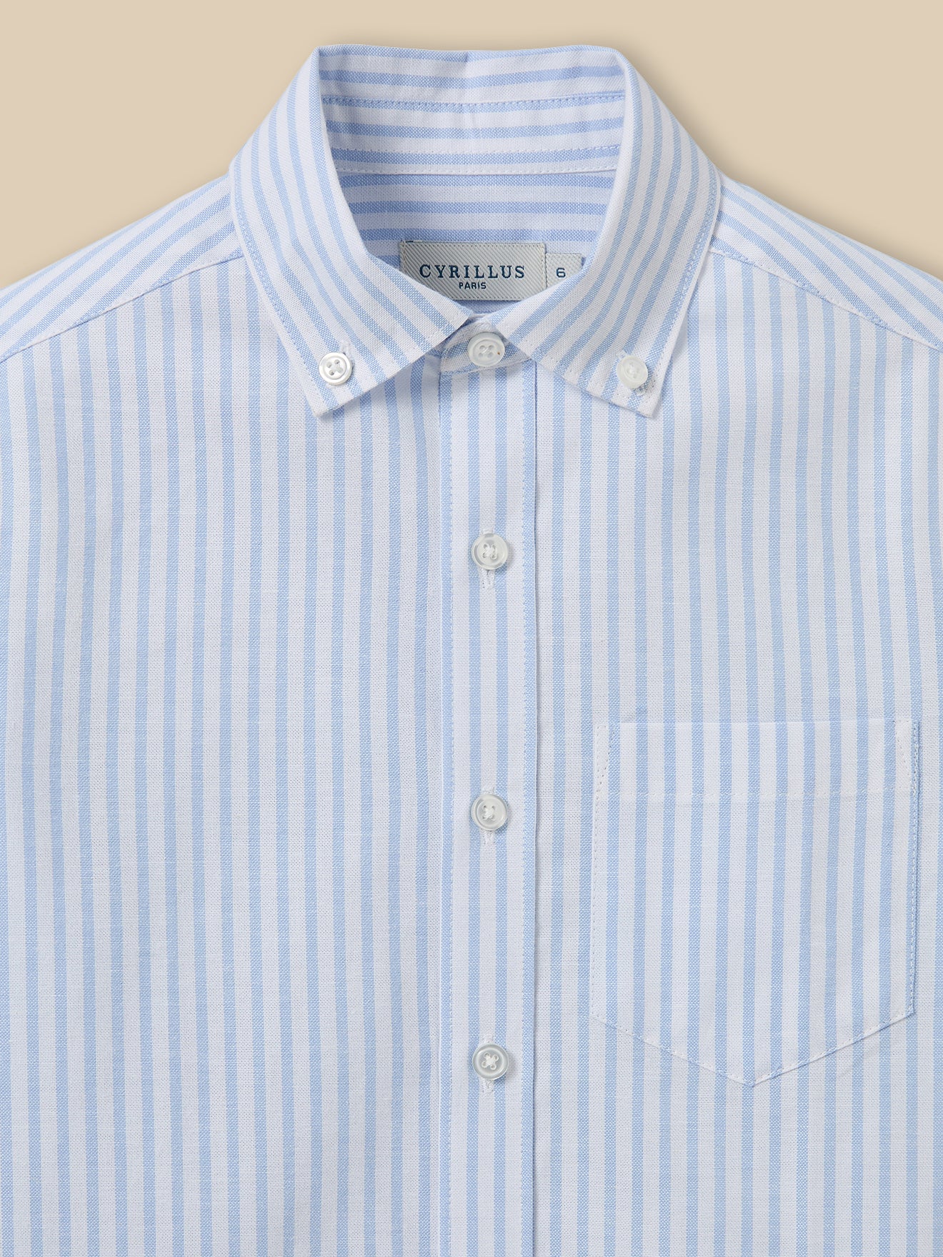 Chemise rayée oxford Garçon