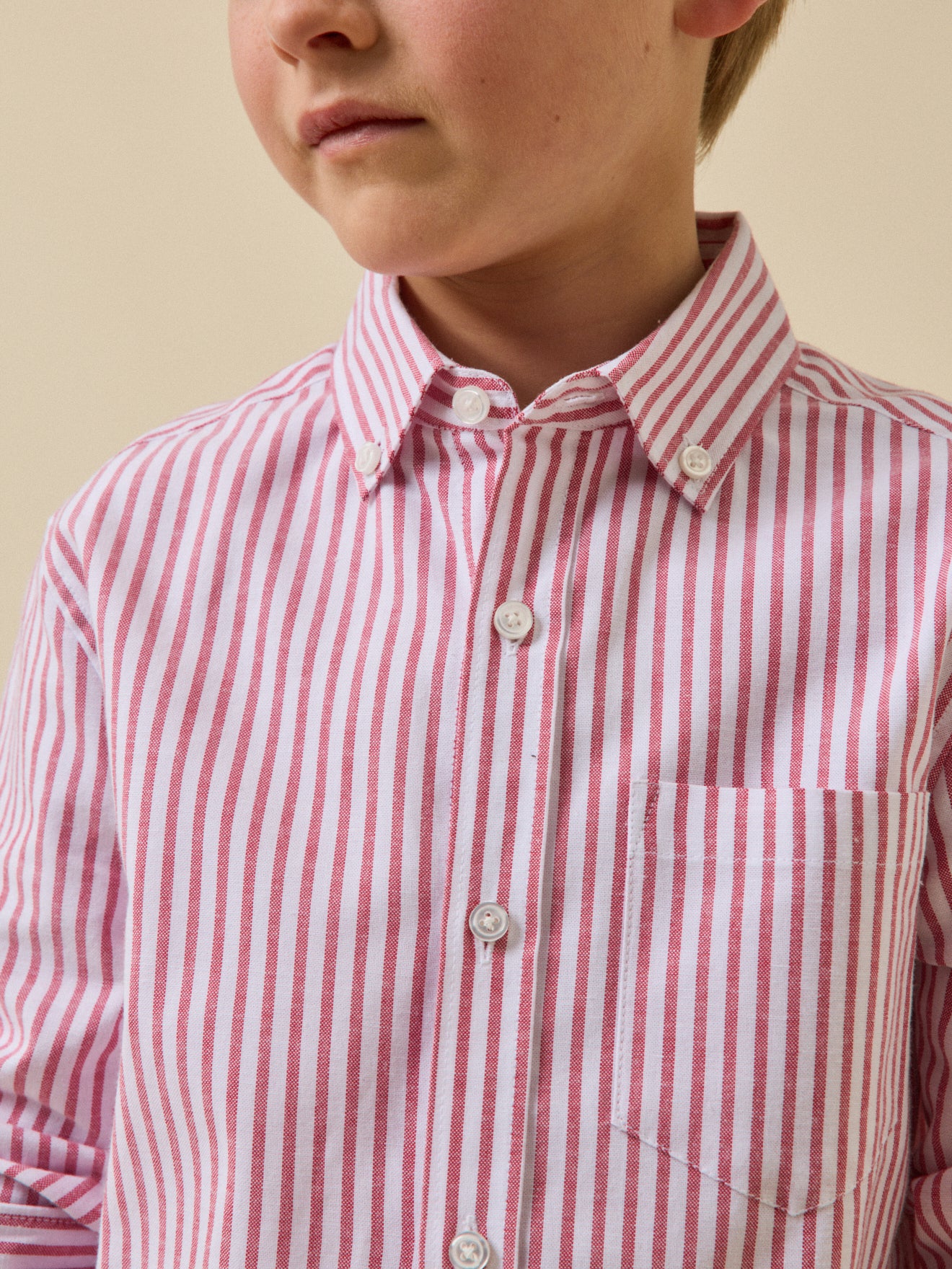 Chemise rayée oxford Garçon