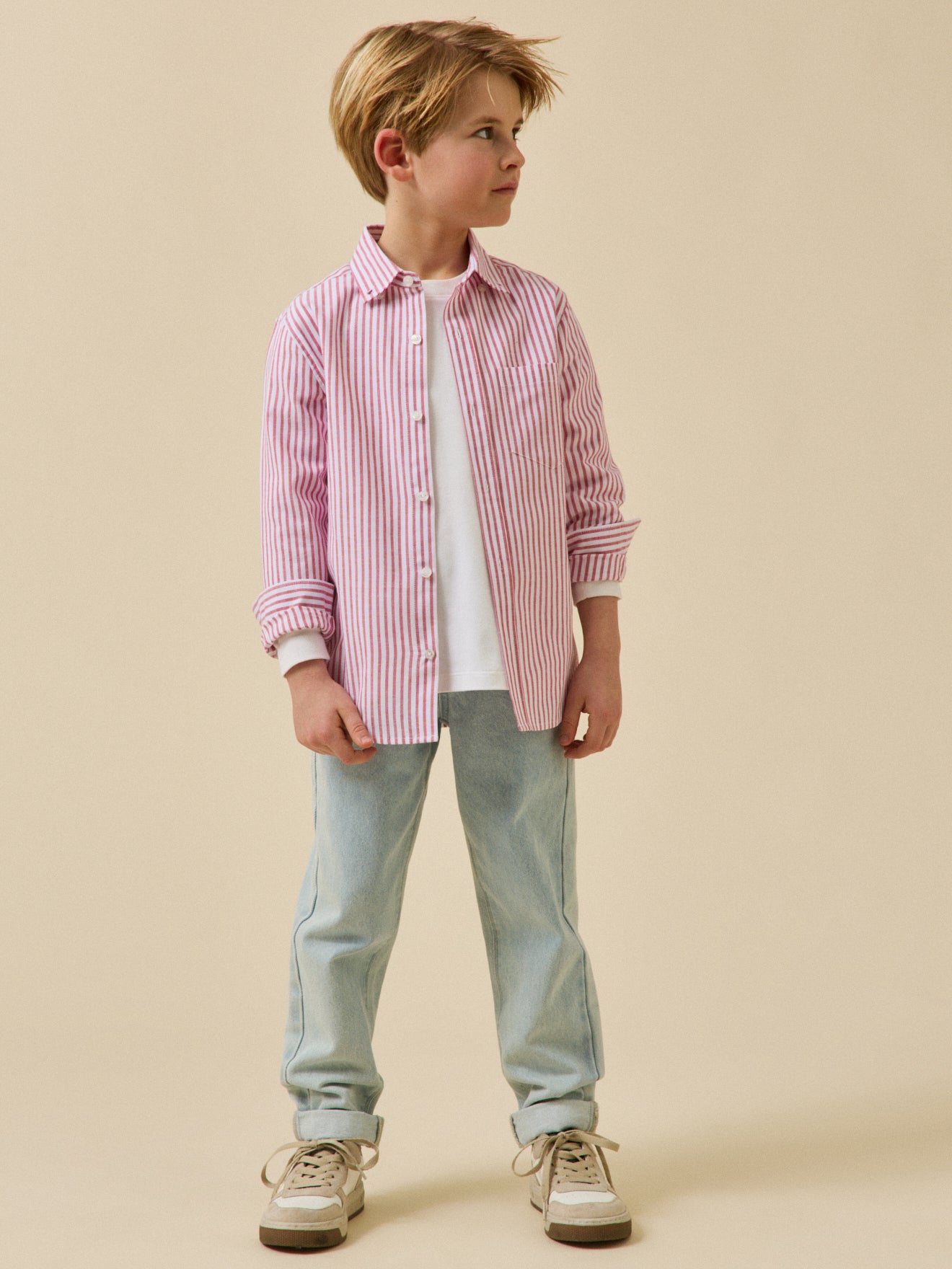 Chemise rayée oxford Garçon