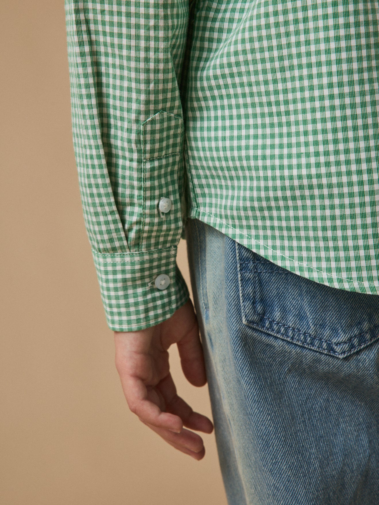 Chemise à petits carreaux Garçon