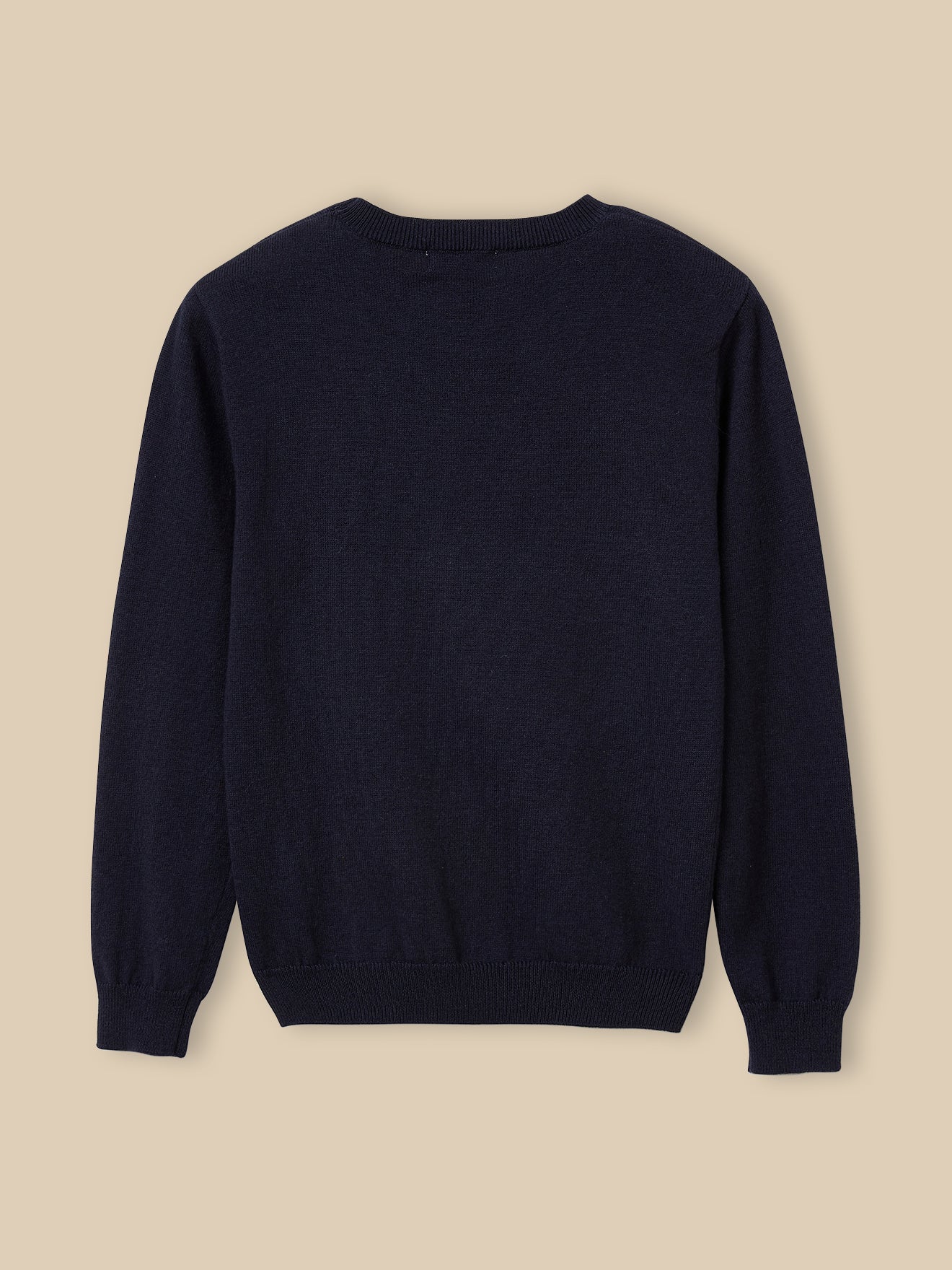 Jungenpullover mit Rundhalsausschnitt