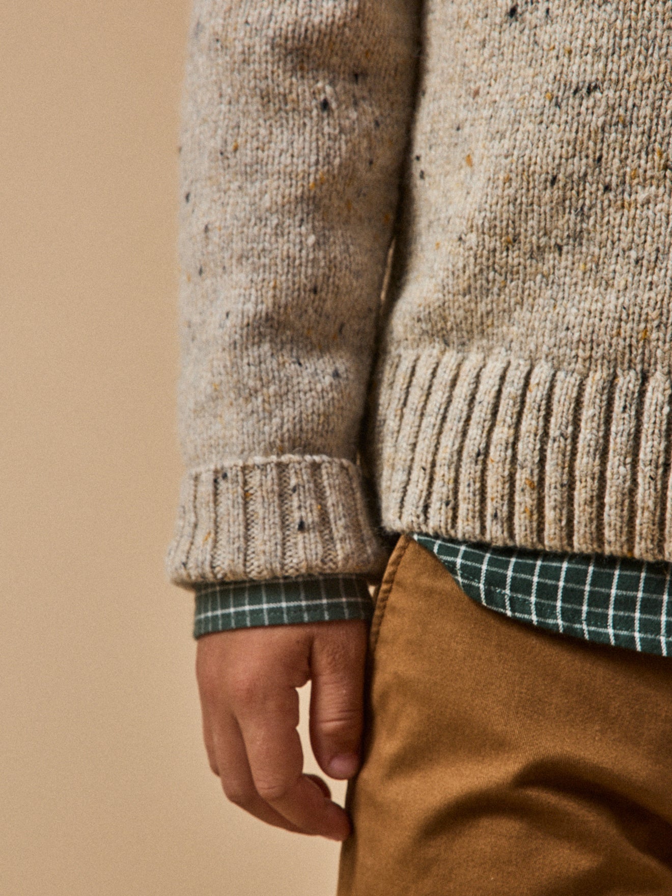 Jungenpullover aus Merino-Wolle