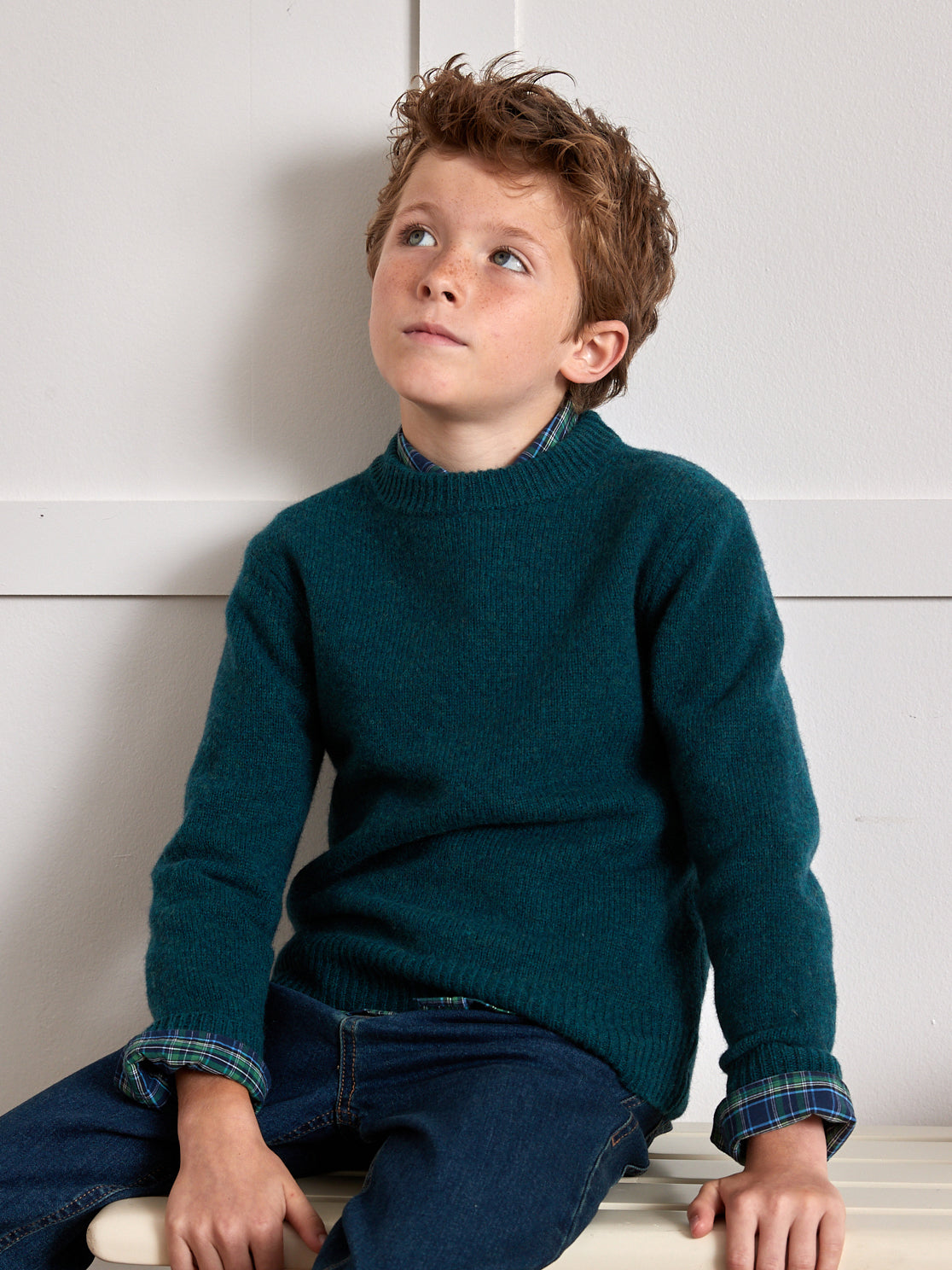 Pull Garçon en laine merinos