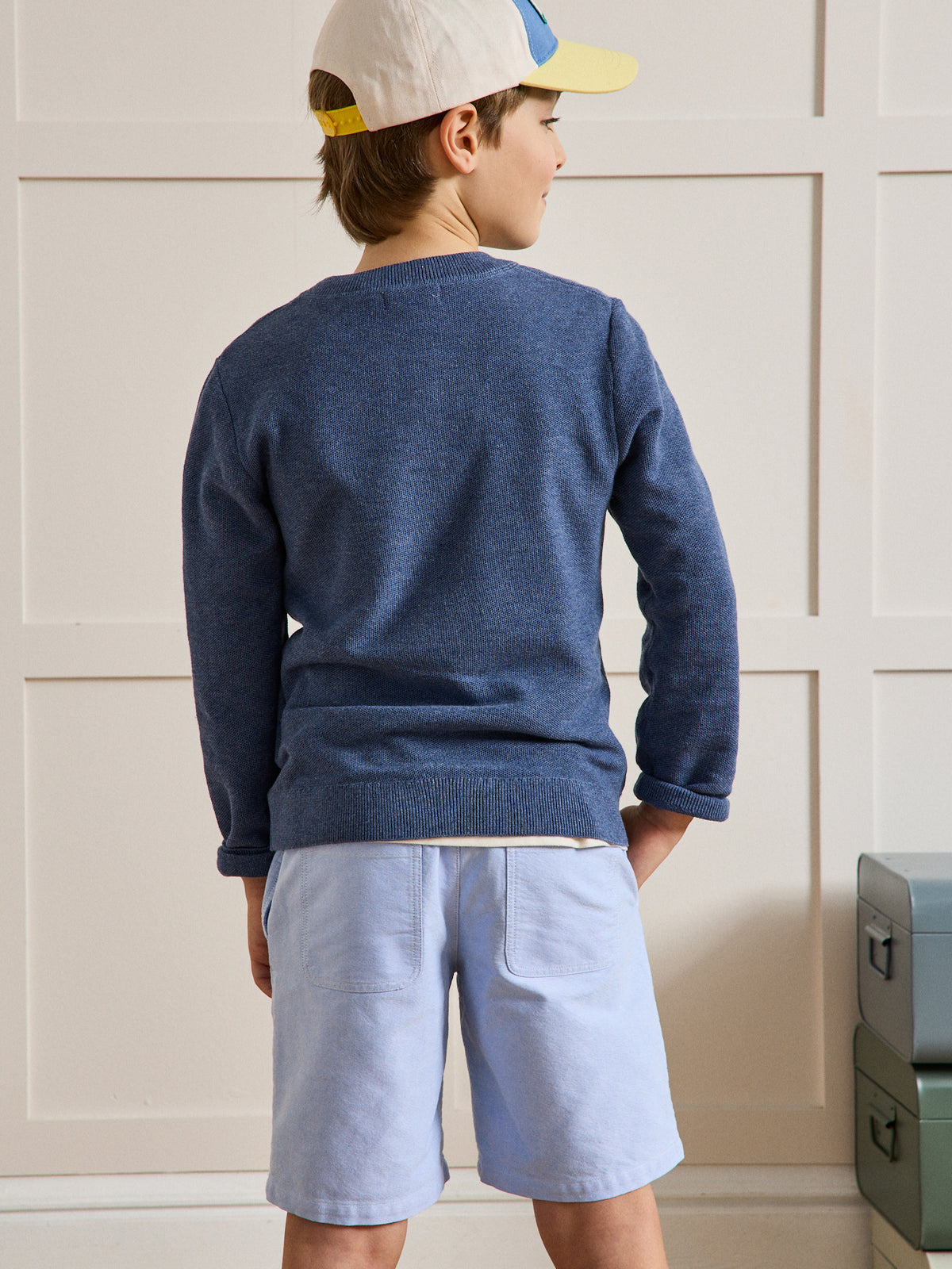 Pull Garçon maille fantaisie