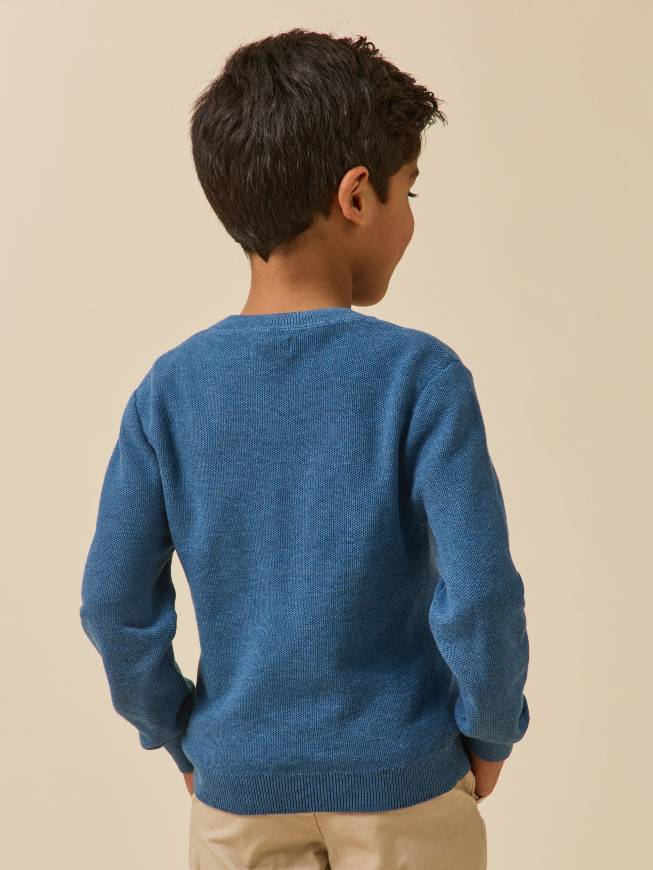 Pull Garçon maille fantaisie