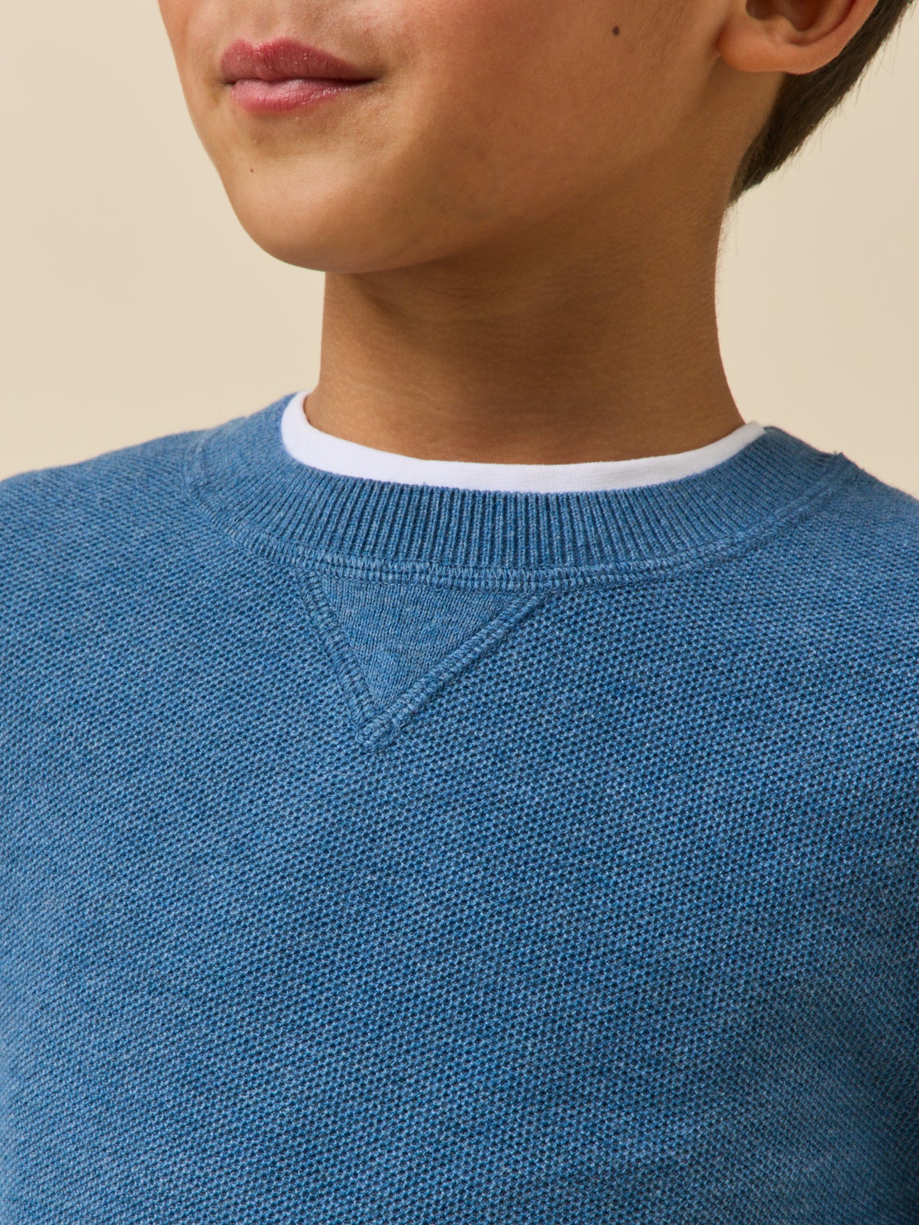 Pull Garçon maille fantaisie