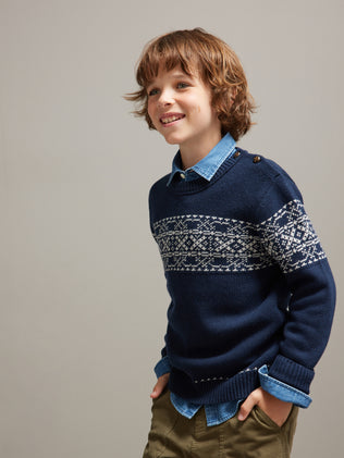 Weihnachtspullover mit Jacquard-Muster - Family Kollektion