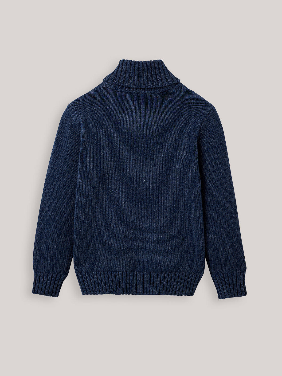 Jungenpullover mit Schalkragen