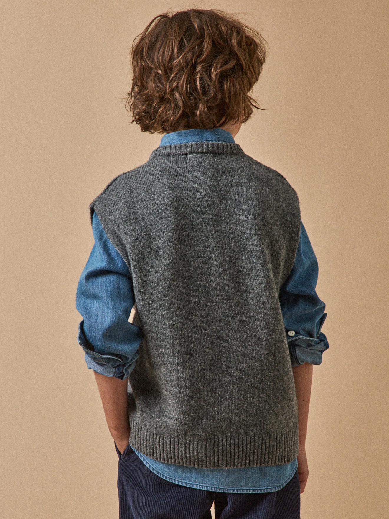 Jungenpullunder aus Wolle
